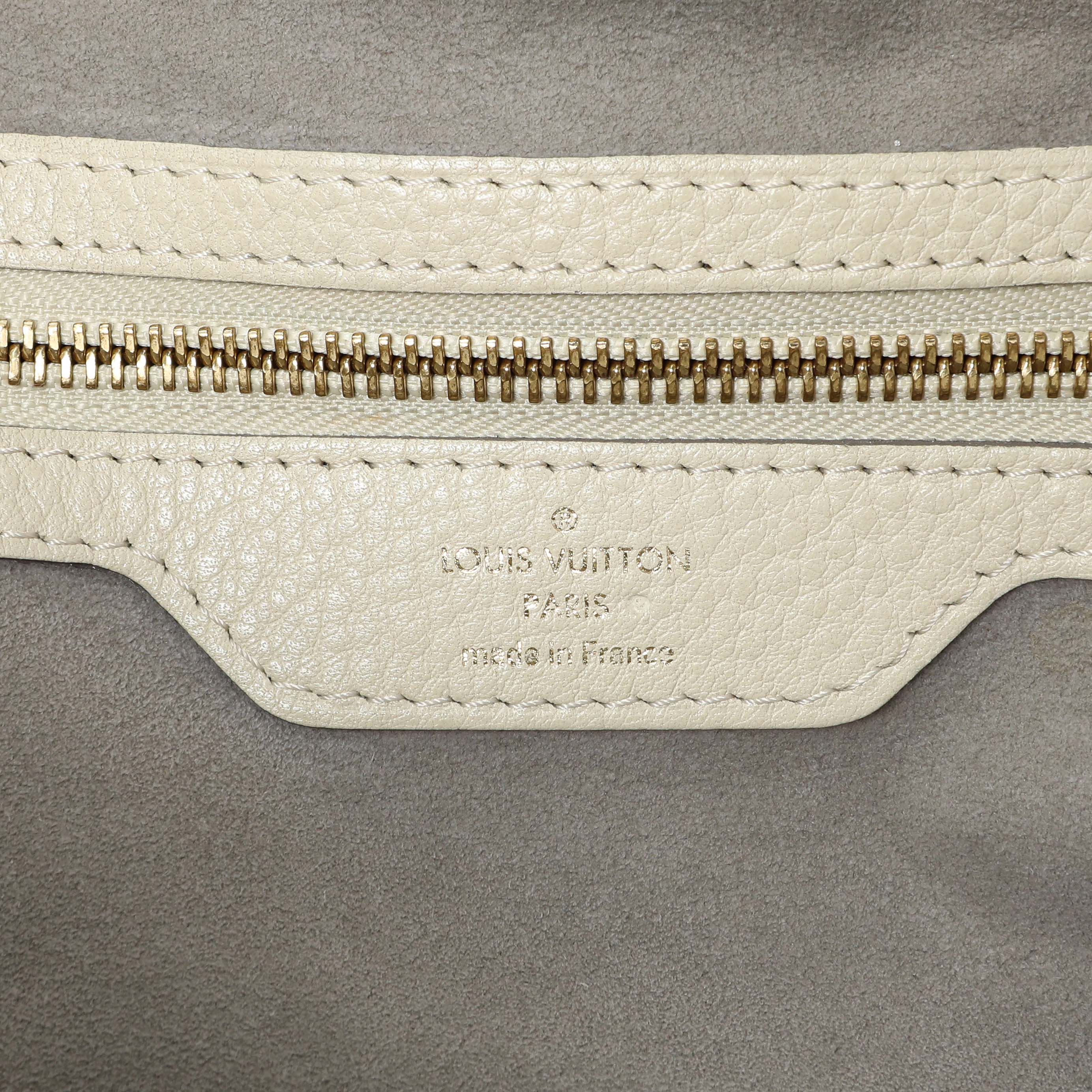 Louis Vuitton Ivory Mahina Cirrus MM - Image 9