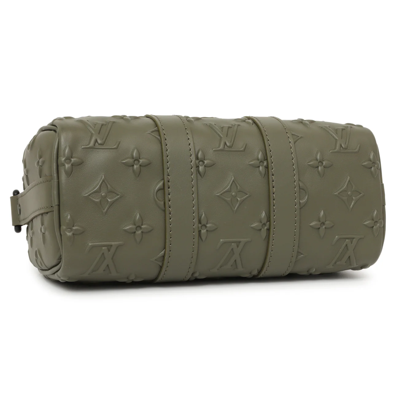 Louis Vuitton Khaki Monogram Seal Keepall XS - Image 3