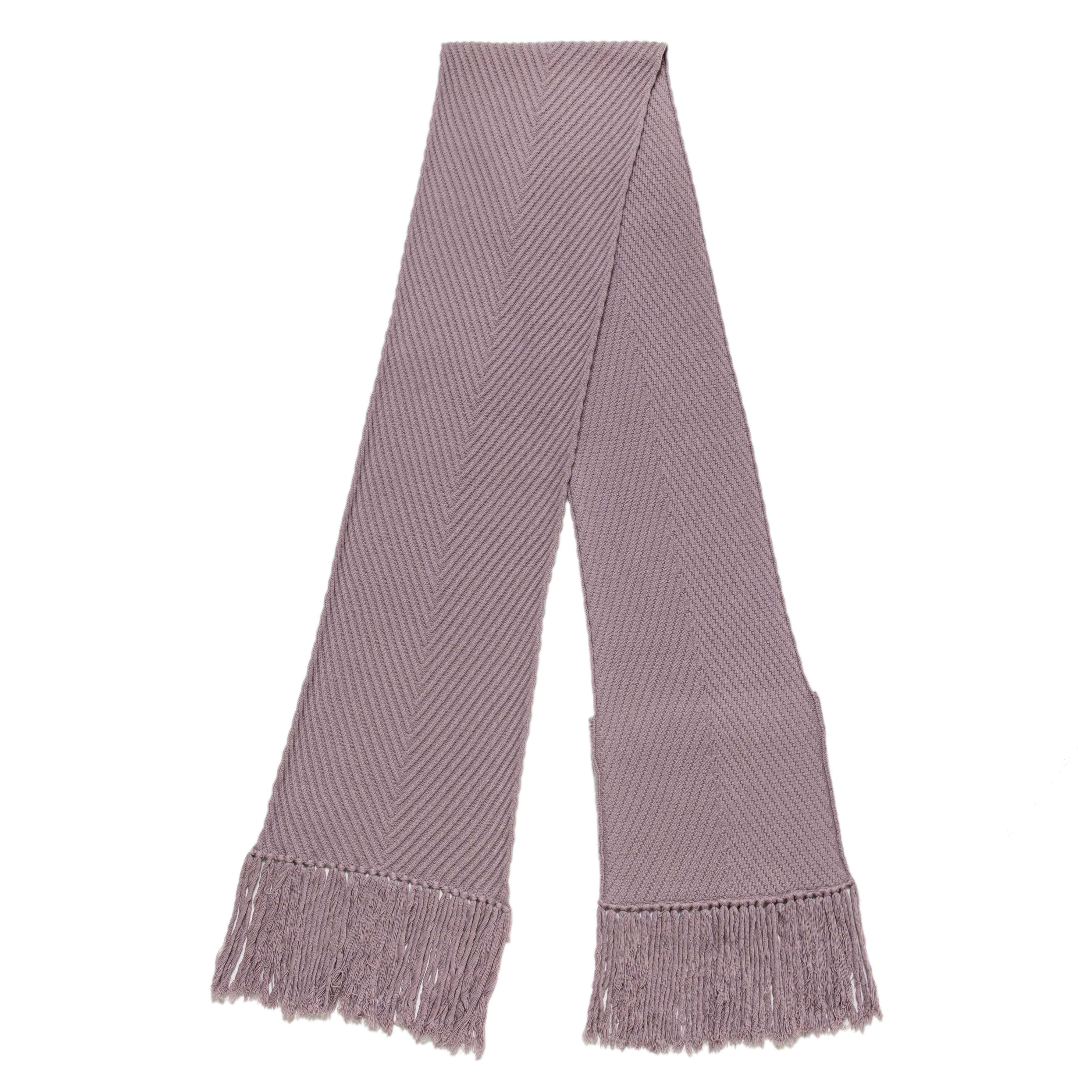 Louis Vuitton Lilac Wool Knit Pocket Scarf - Image 3