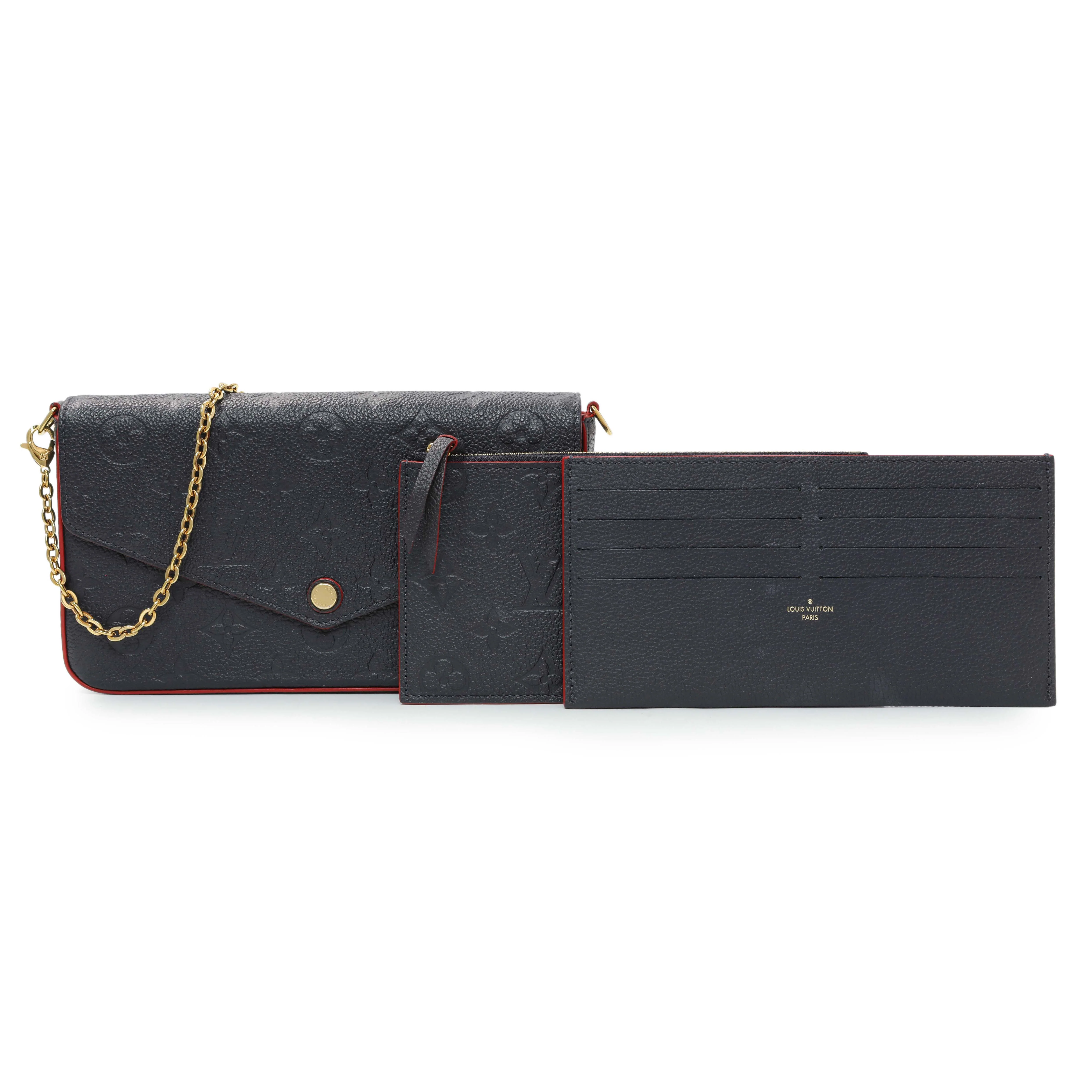 Louis Vuitton Marine Rouge Empreinte Felicie Pochette