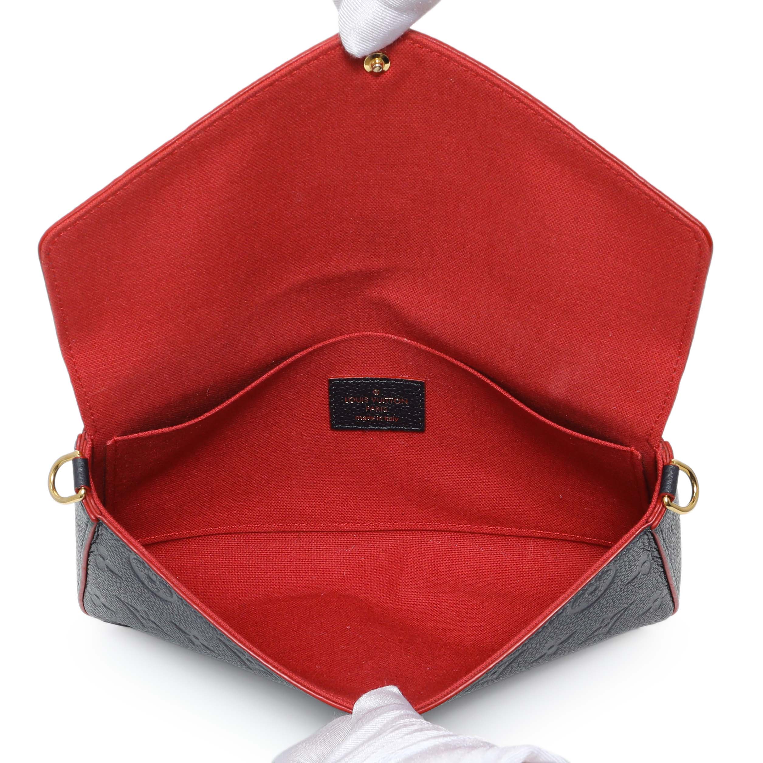 Louis Vuitton Marine Rouge Empreinte Felicie Pochette - Image 5