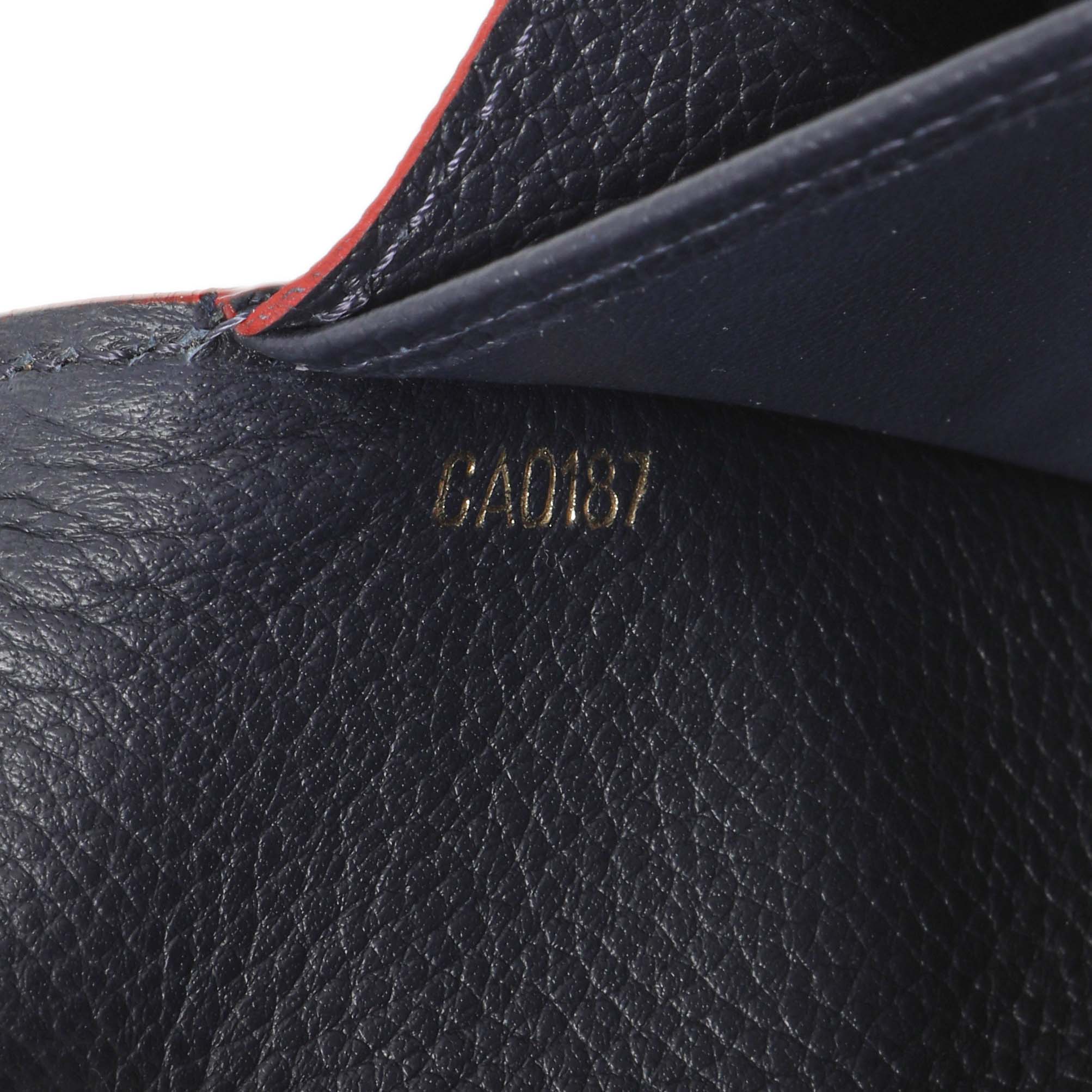 Louis Vuitton Marine Rouge Empreinte Pont-Neuf Wallet - Image 10
