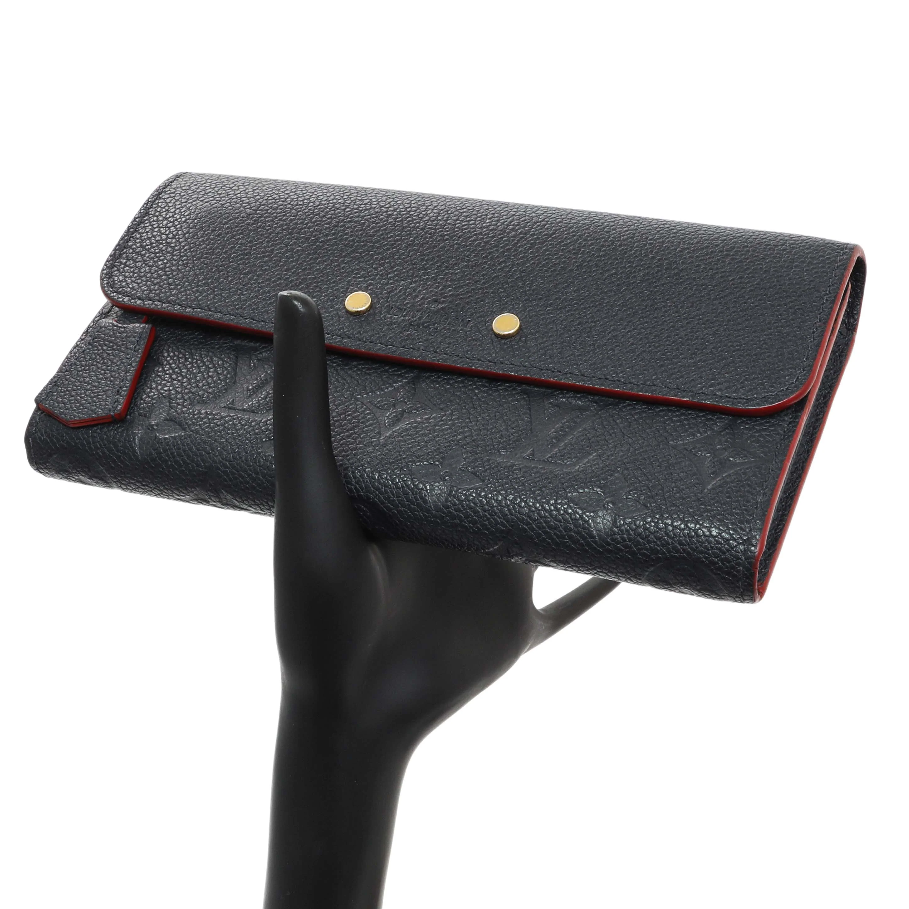 Louis Vuitton Marine Rouge Empreinte Pont-Neuf Wallet - Image 11