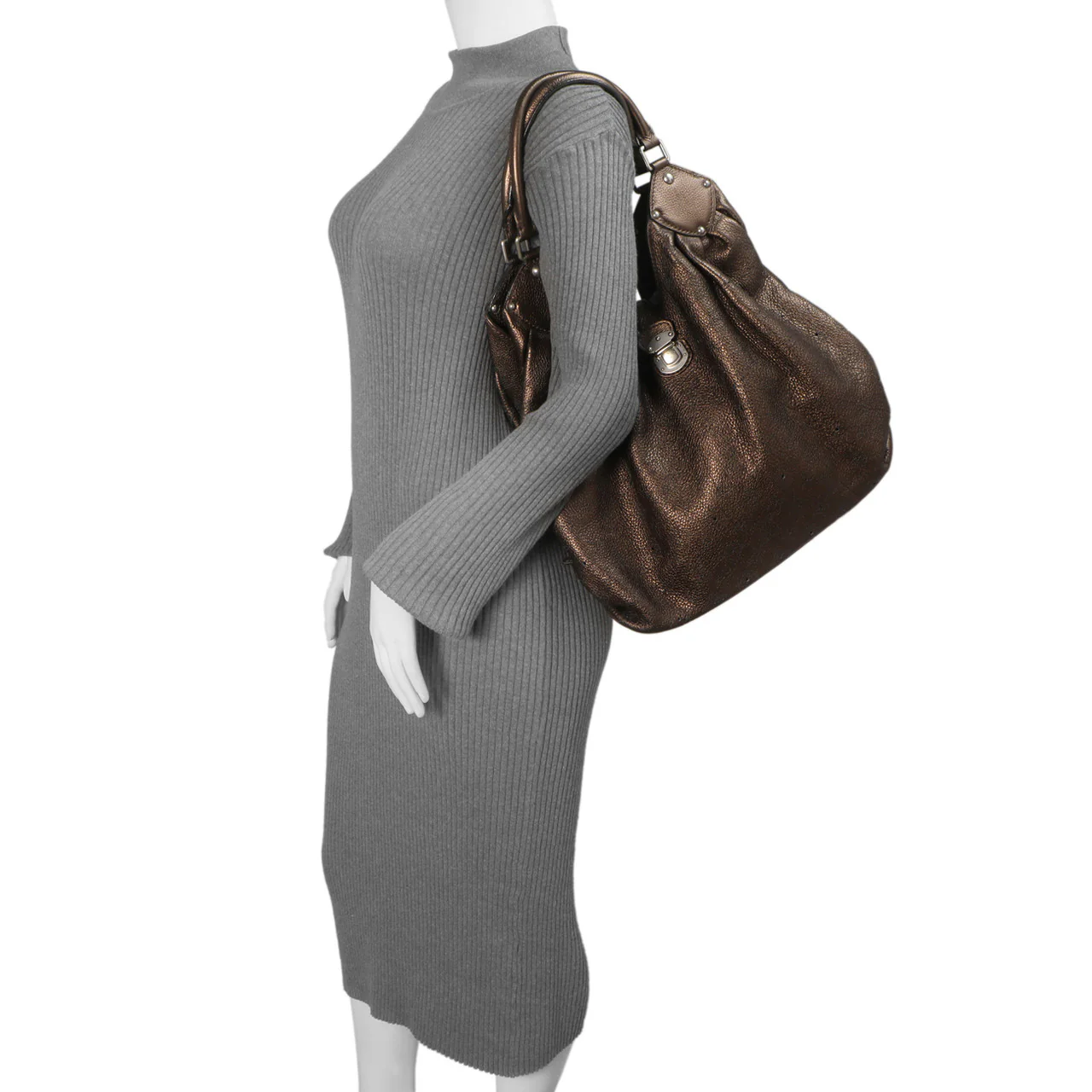 Louis Vuitton Metallic Mordore Monogram Mahina XL - Image 6