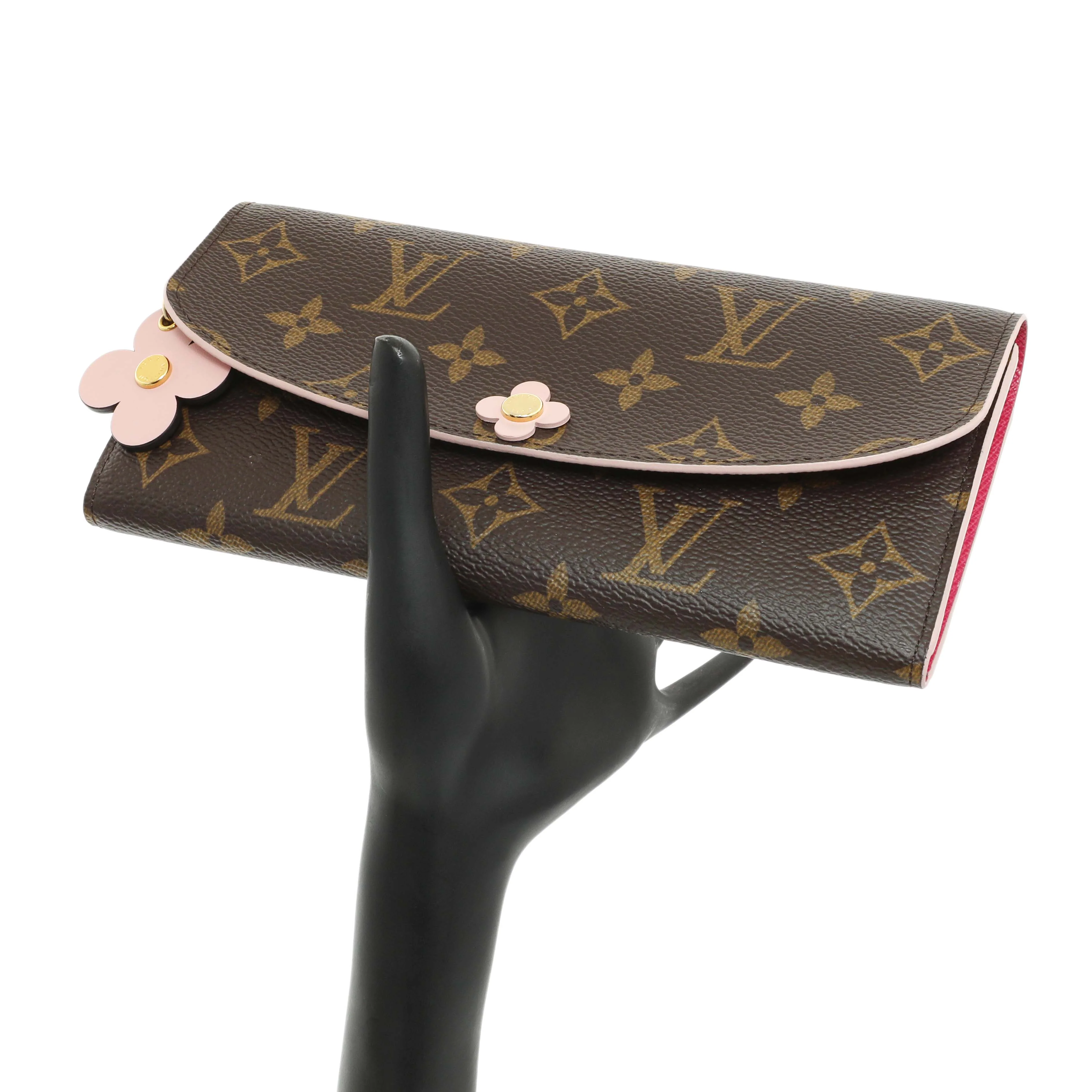 Louis Vuitton Monogram Bloom Flower Emilie Wallet - Image 7
