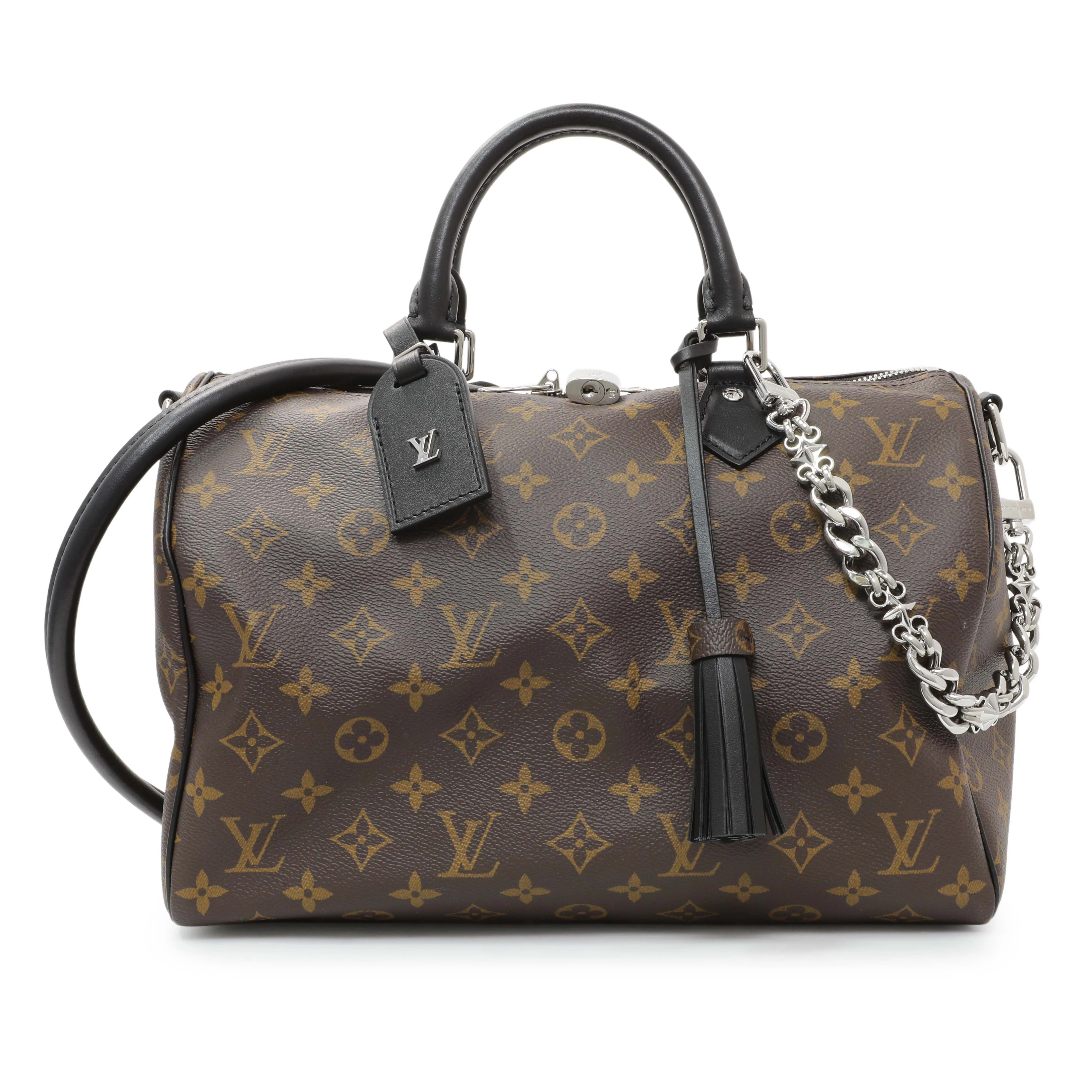 Louis Vuitton Monogram Dark Speedy Soft 30
