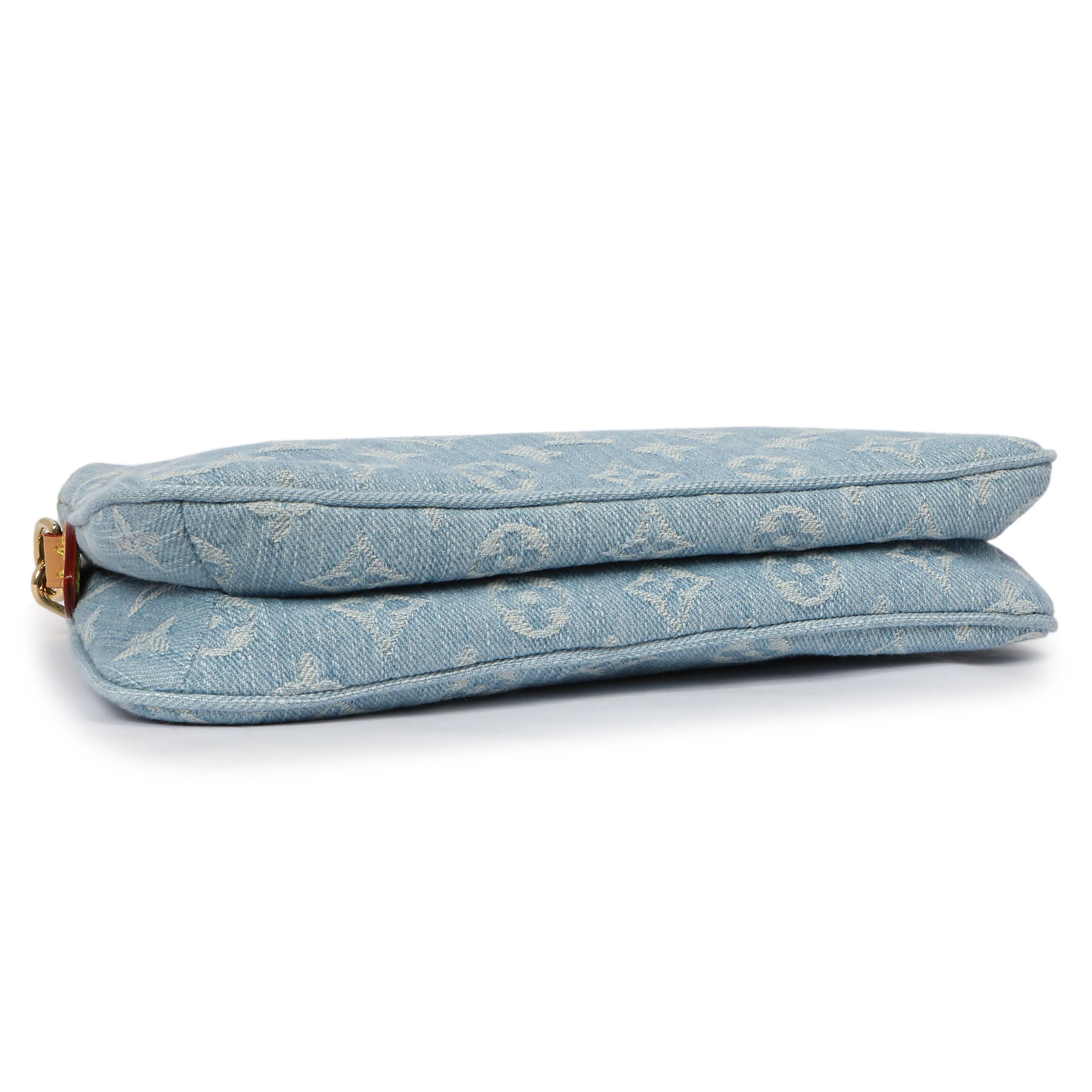 Louis Vuitton Monogram Denim Liv Pochette - Image 3