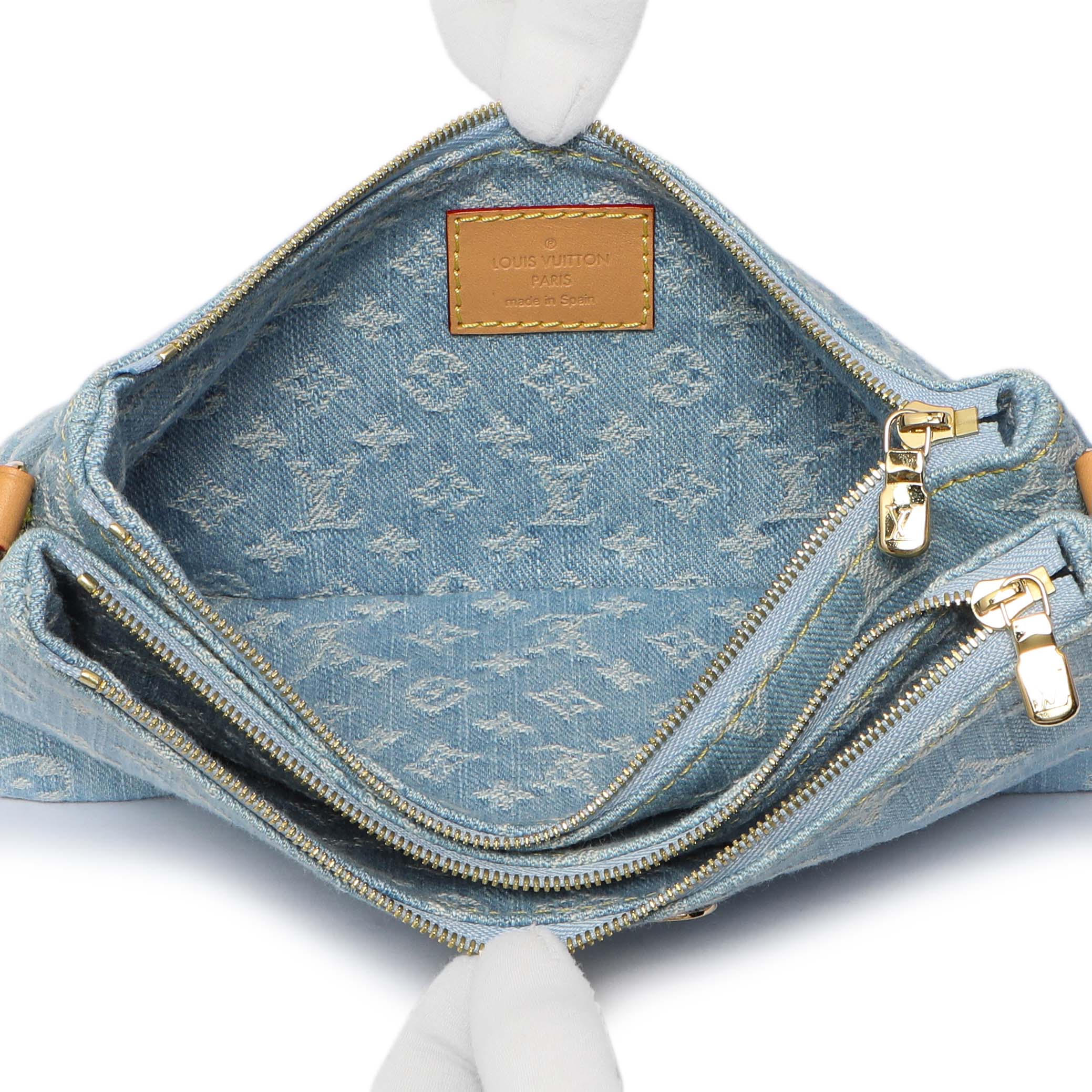 Louis Vuitton Monogram Denim Liv Pochette - Image 4