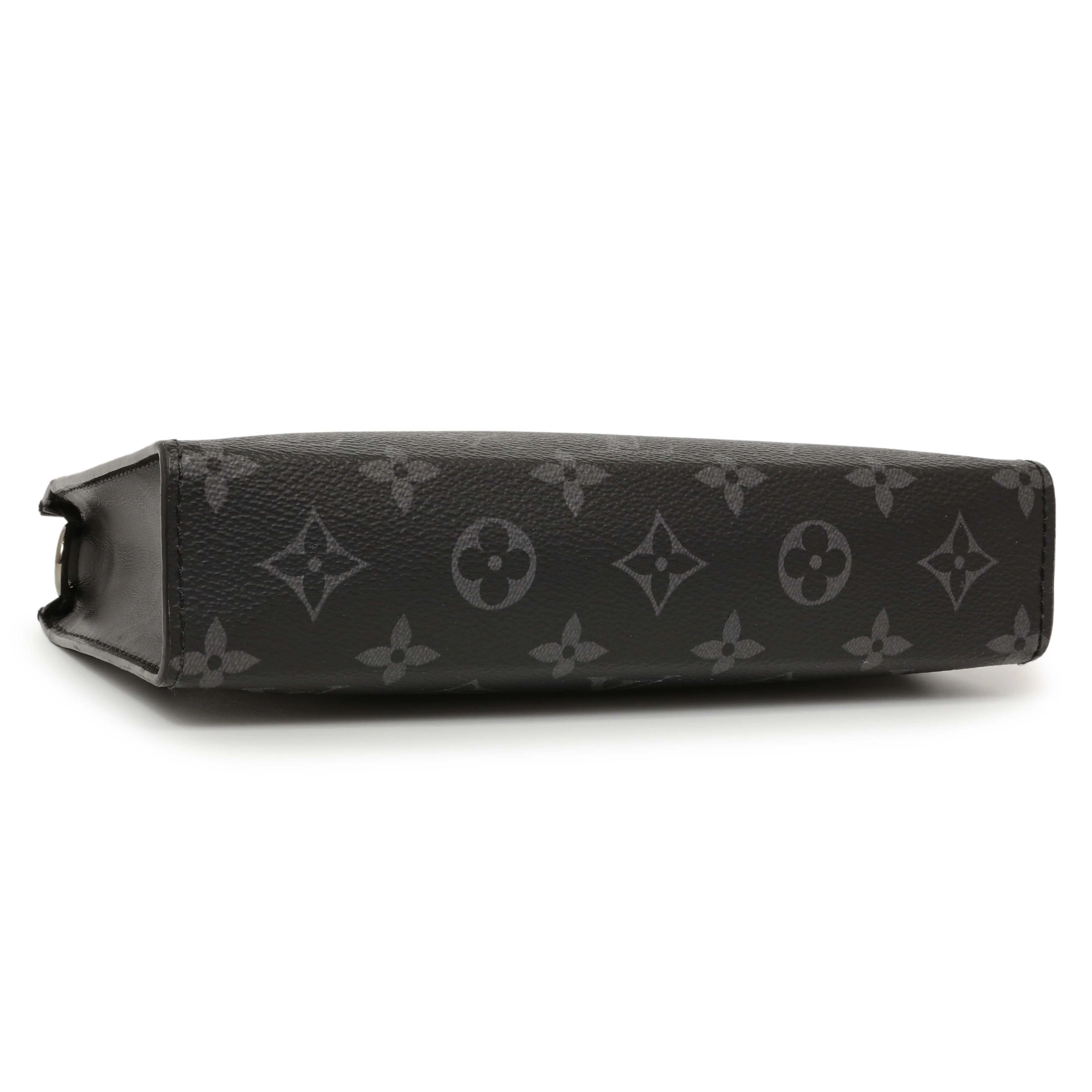 Louis Vuitton Monogram Eclipse Reverse Gaston Wearable Wallet - Image 3