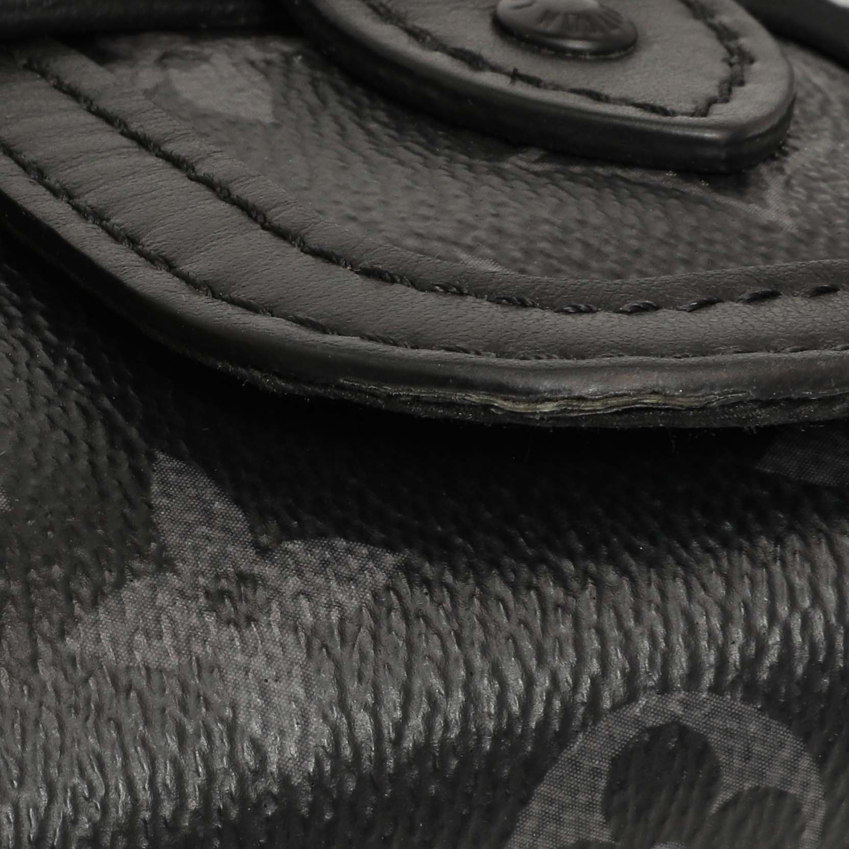 Louis Vuitton Monogram Eclipse Saumur Slingbag - Image 11