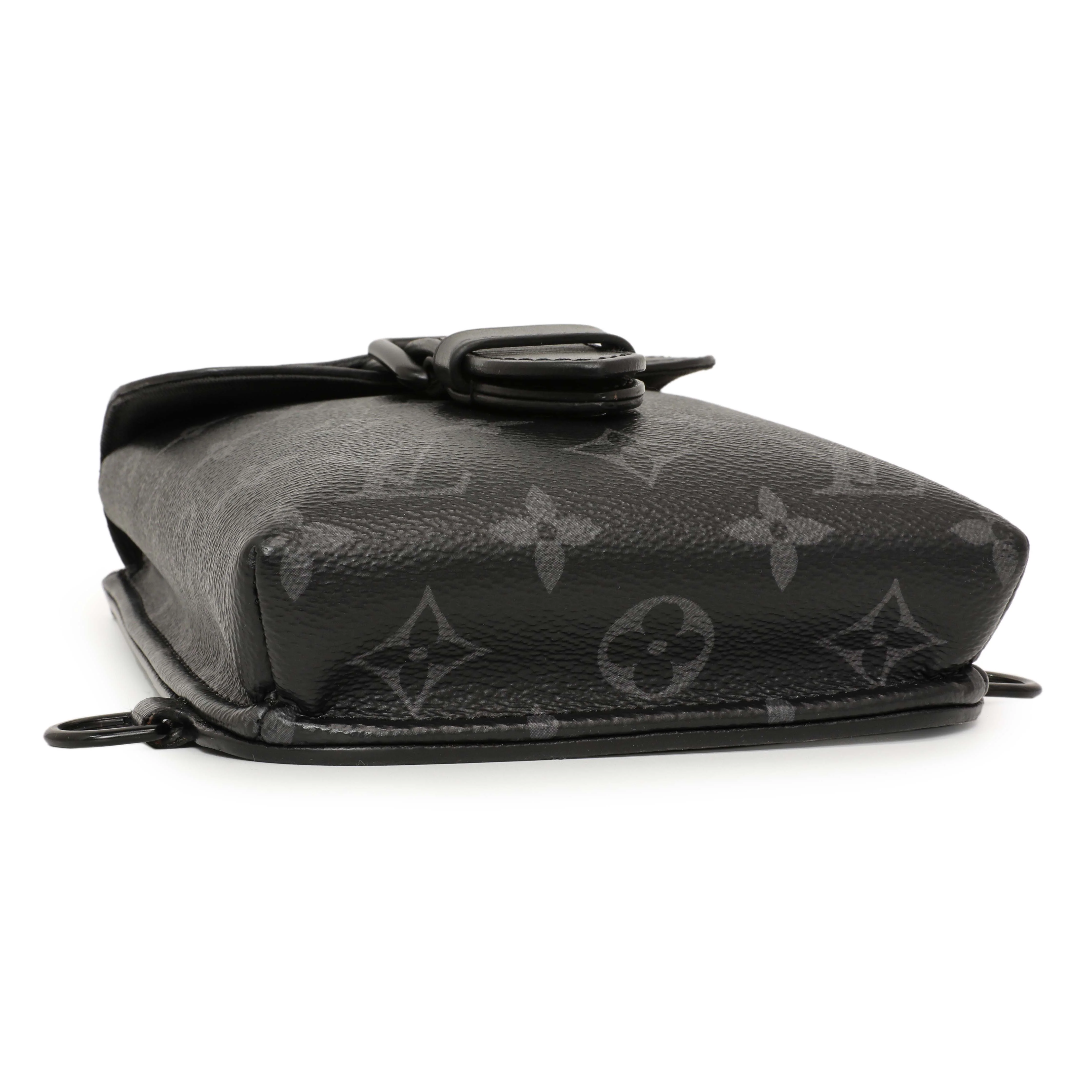 Louis Vuitton Monogram Eclipse Saumur Slingbag - Image 3