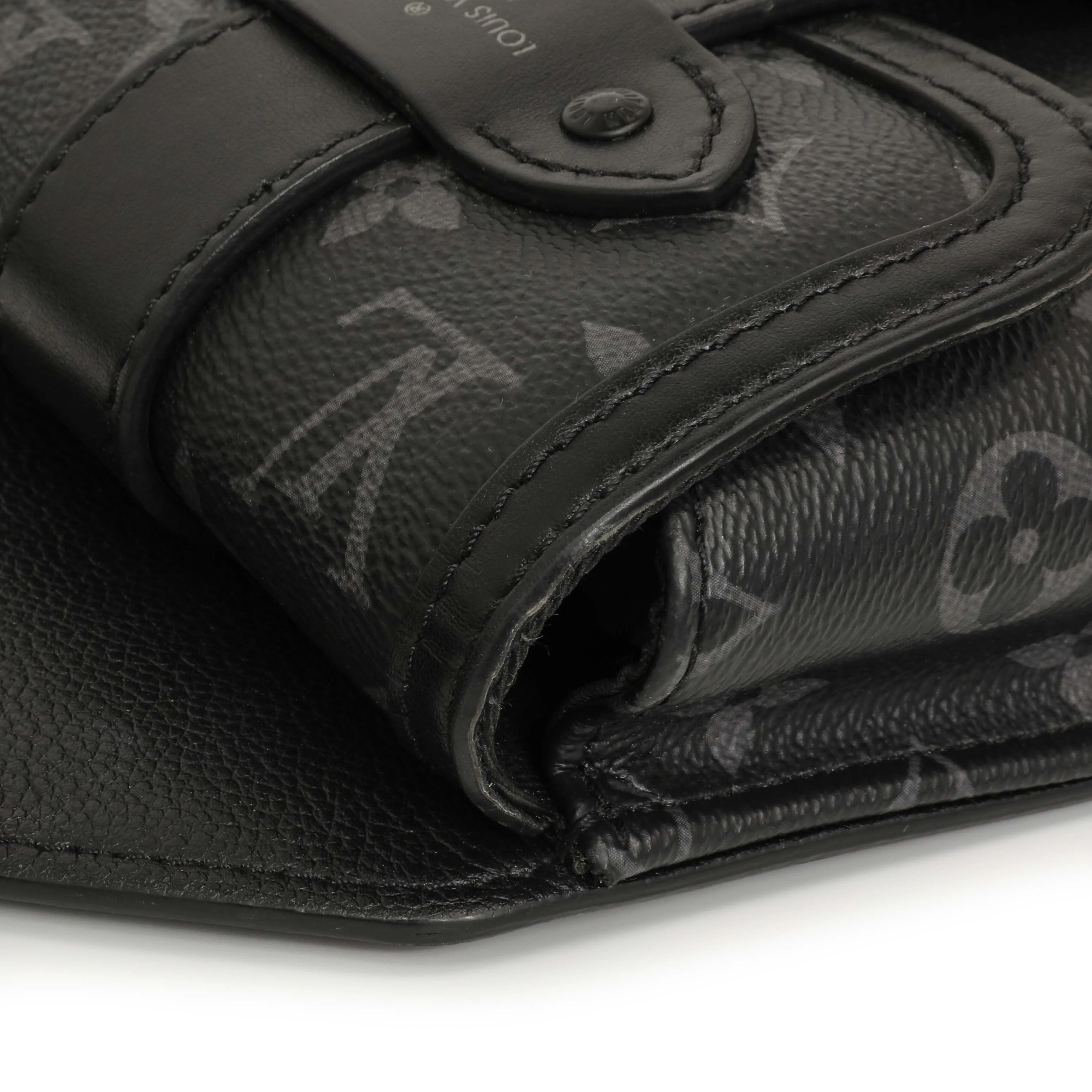 Louis Vuitton Monogram Eclipse Saumur Slingbag - Image 7
