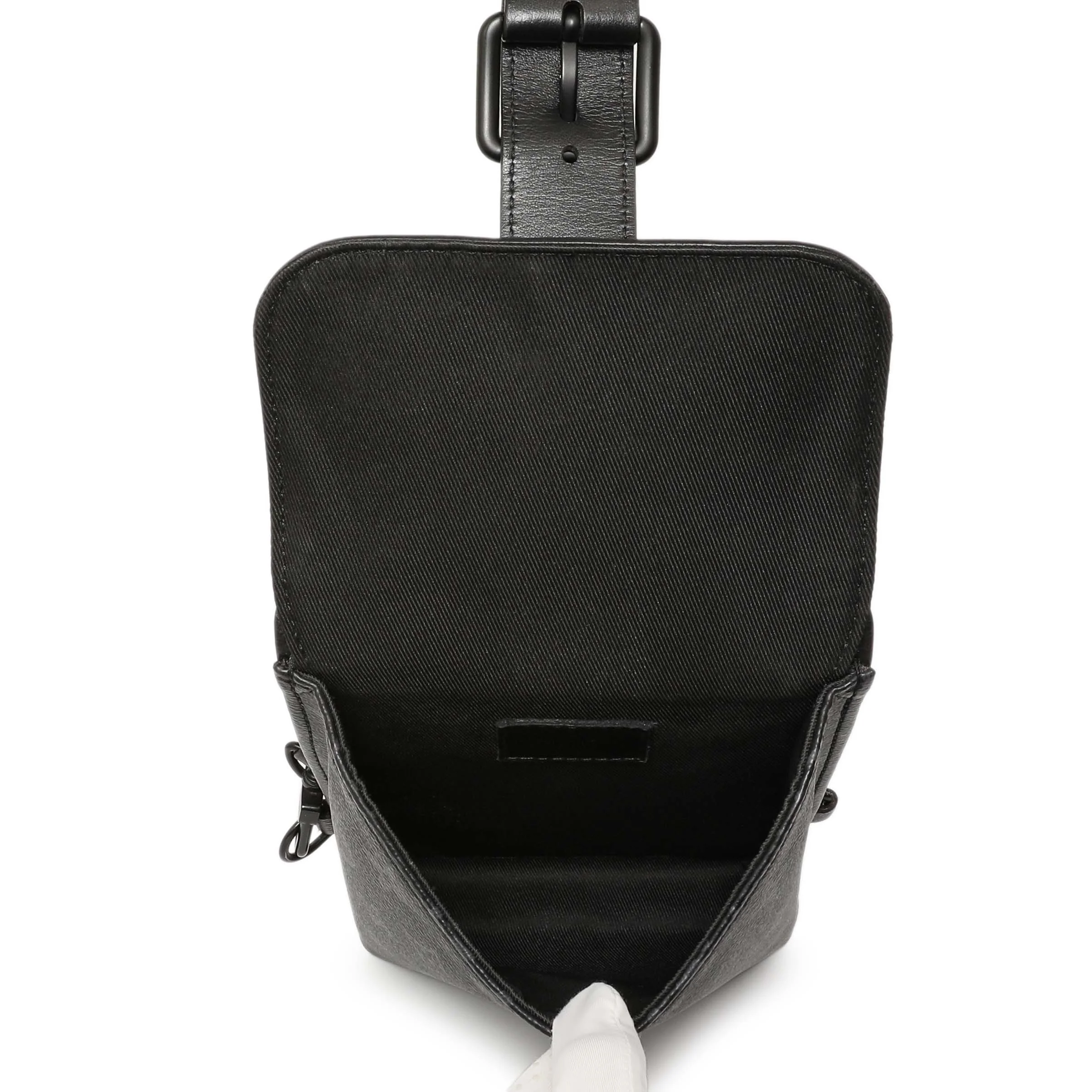 Louis Vuitton Monogram Eclipse Saumur Slingbag - Image 8