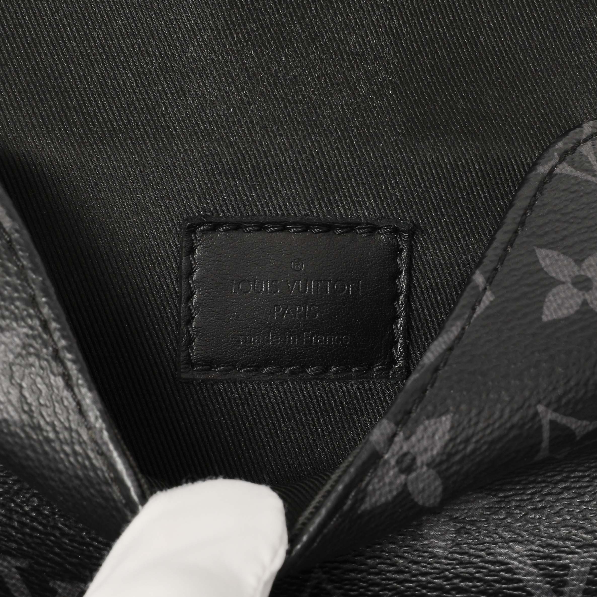 Louis Vuitton Monogram Eclipse Saumur Slingbag - Image 9