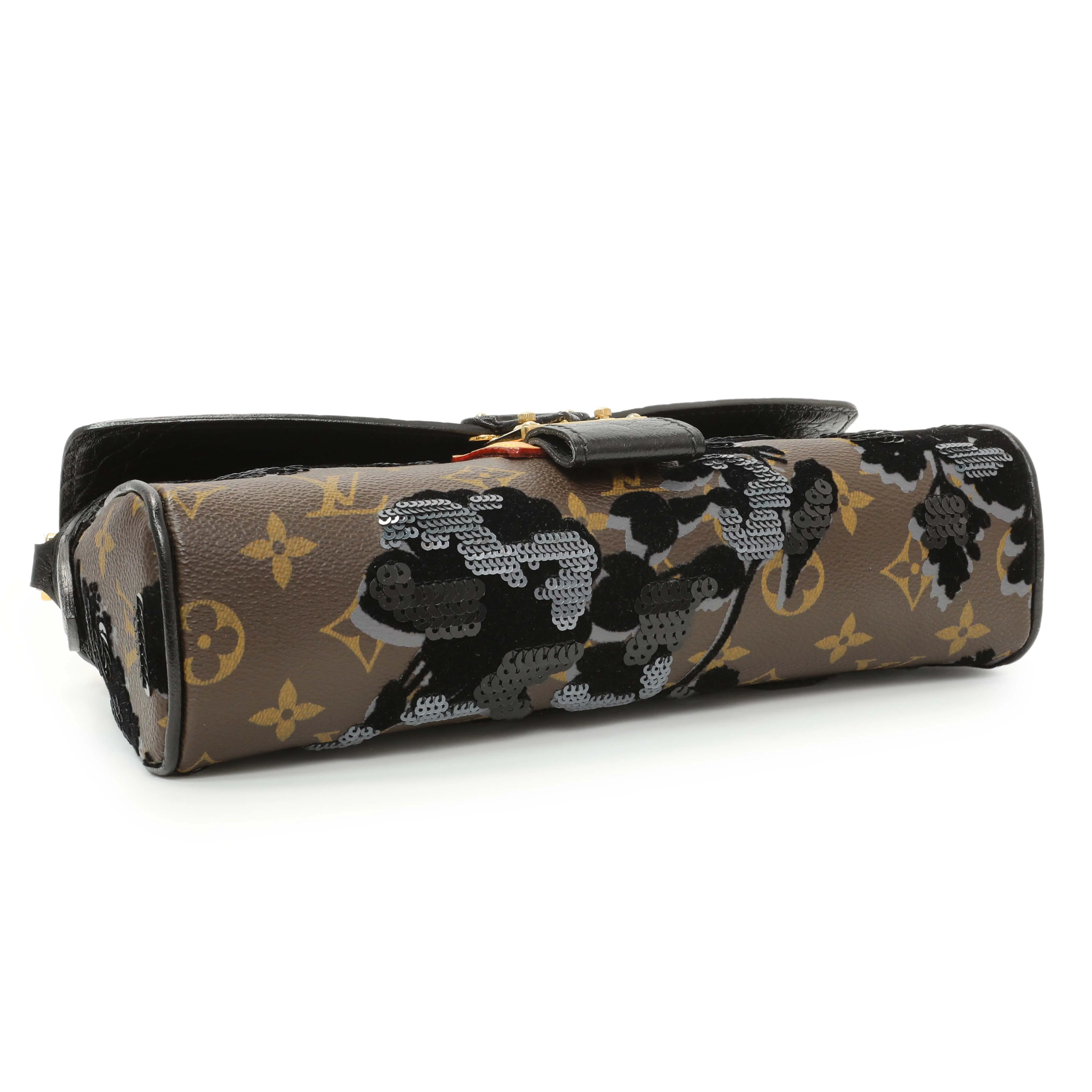 Louis Vuitton Monogram Fleur De Jais Sequins Manege - Image 3