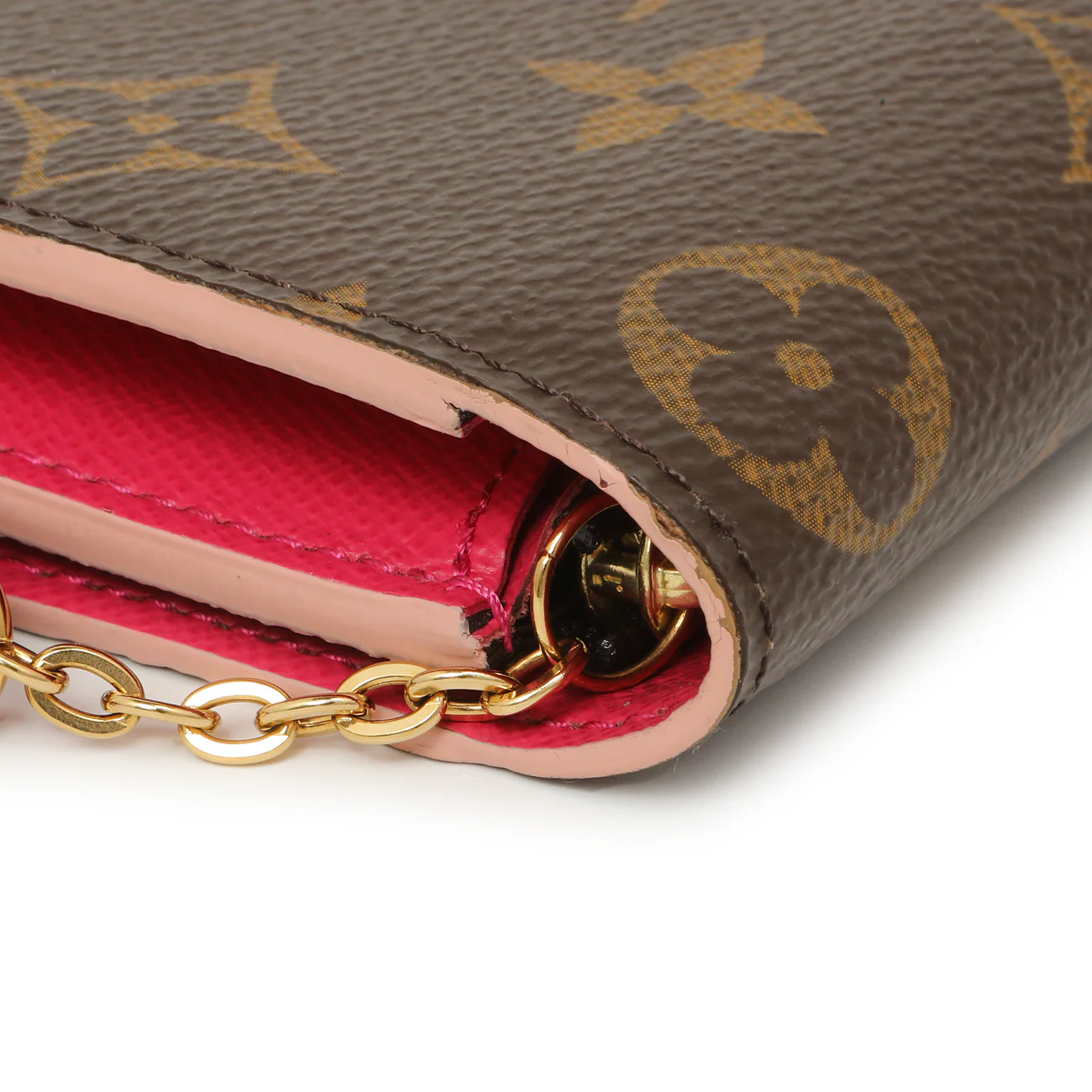 Louis Vuitton Monogram Fuchsia Bloom Flower Emilie Wallet - Image 10