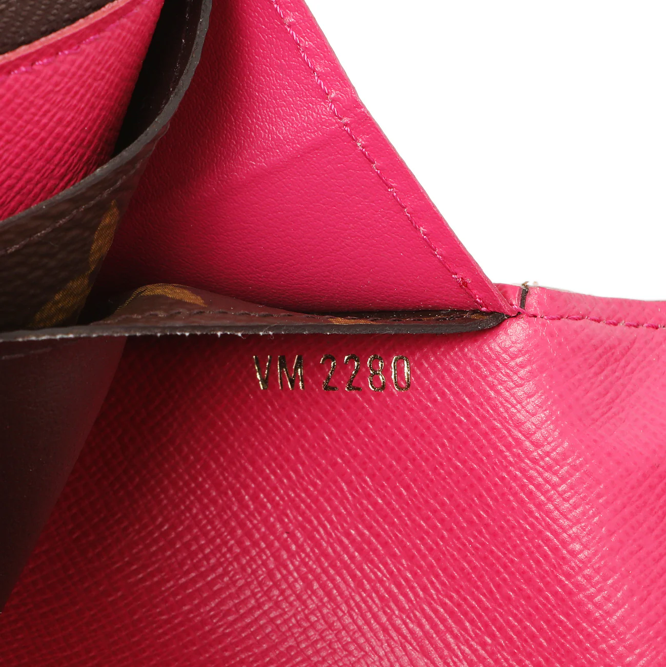Louis Vuitton Monogram Fuchsia Bloom Flower Emilie Wallet - Image 14