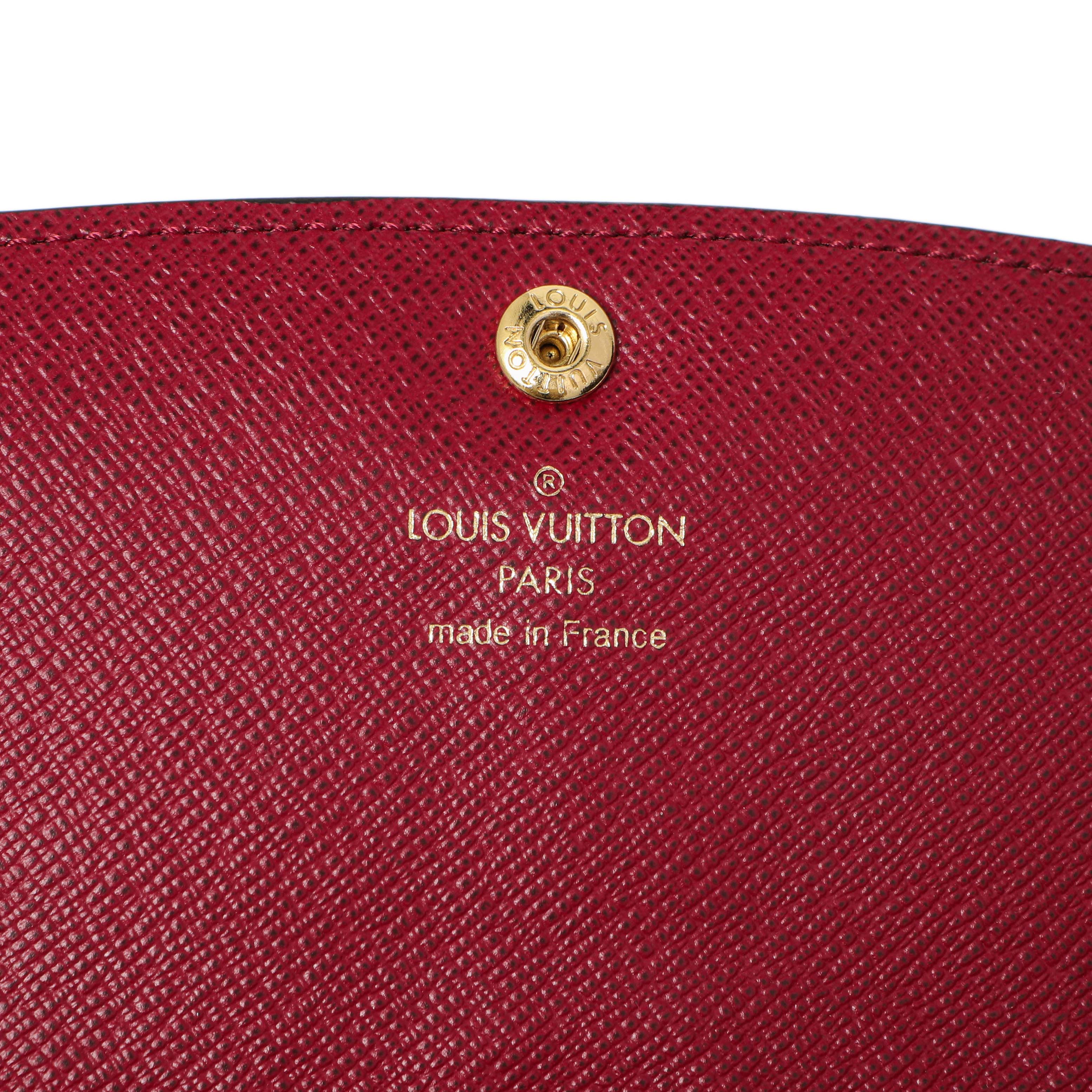 Louis Vuitton Monogram Fuchsia Emilie Wallet - Image 13