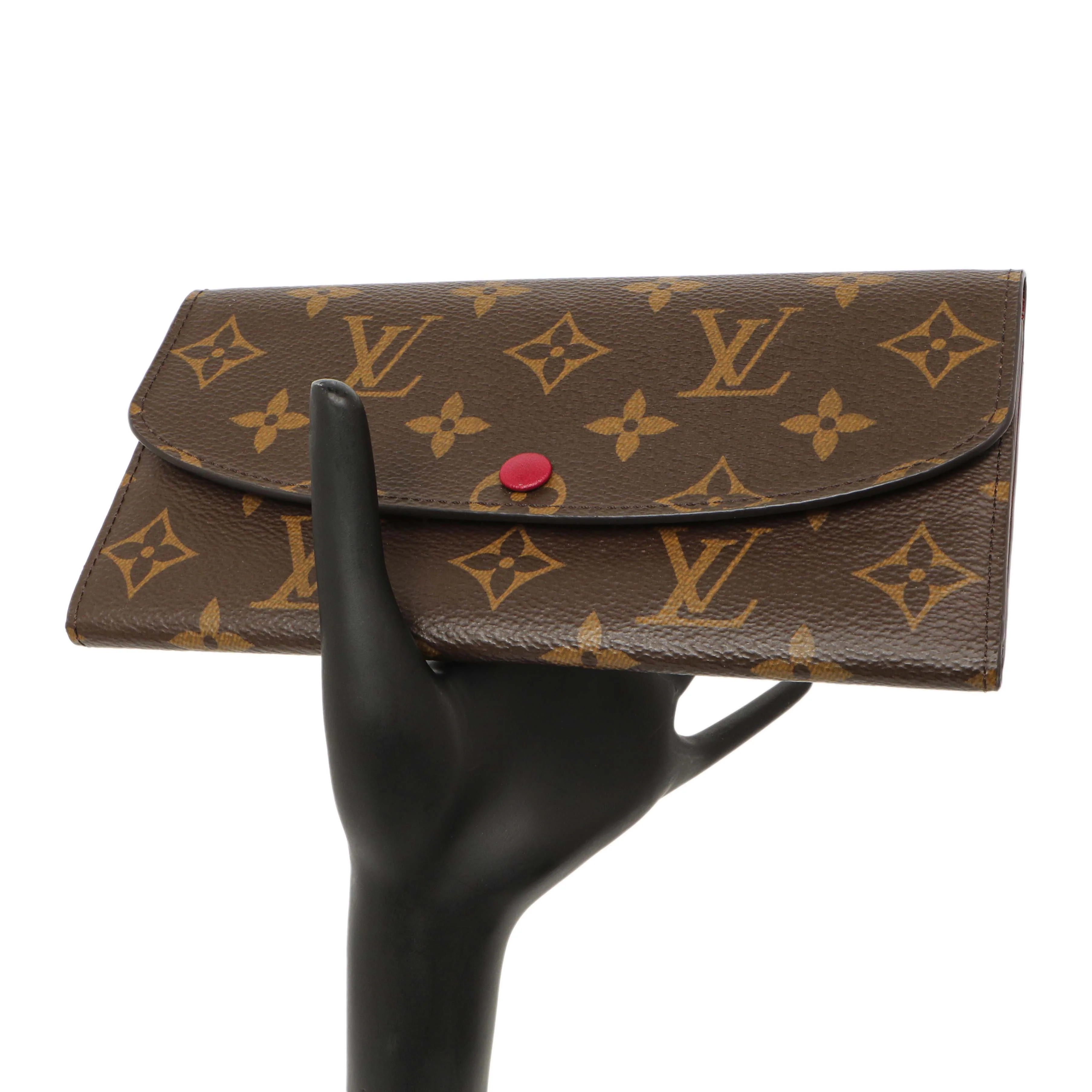 Louis Vuitton Monogram Fuchsia Emilie Wallet - Image 15