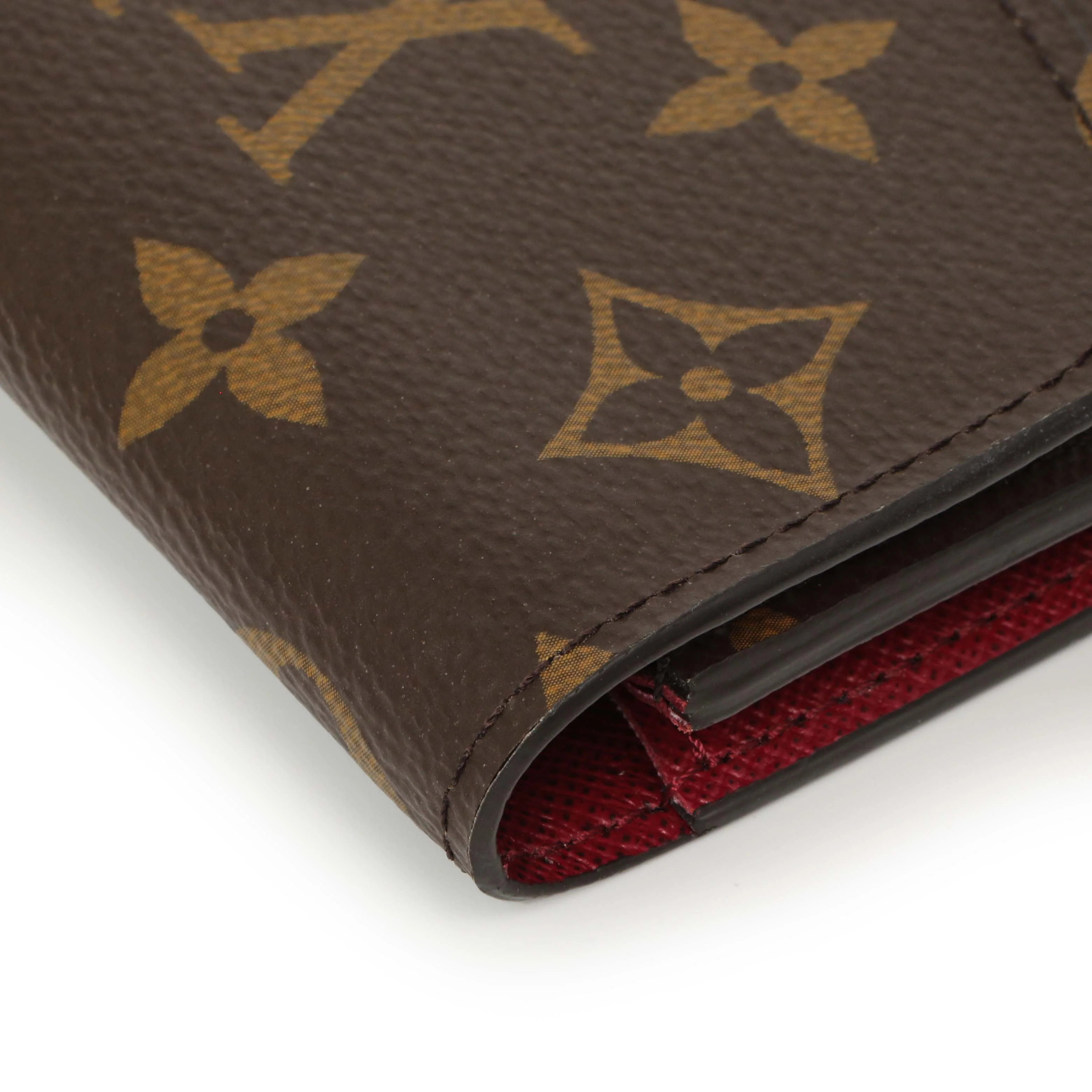 Louis Vuitton Monogram Fuchsia Emilie Wallet - Image 8