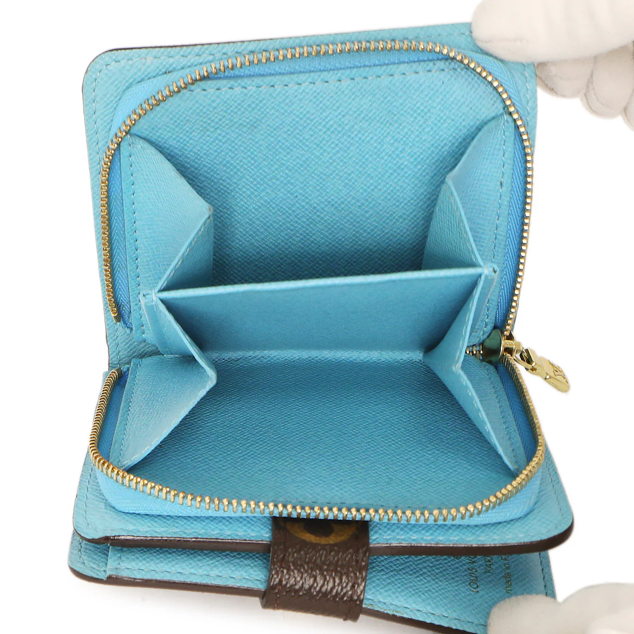 Louis Vuitton Monogram Groom Compact Zip Wallet - Image 6