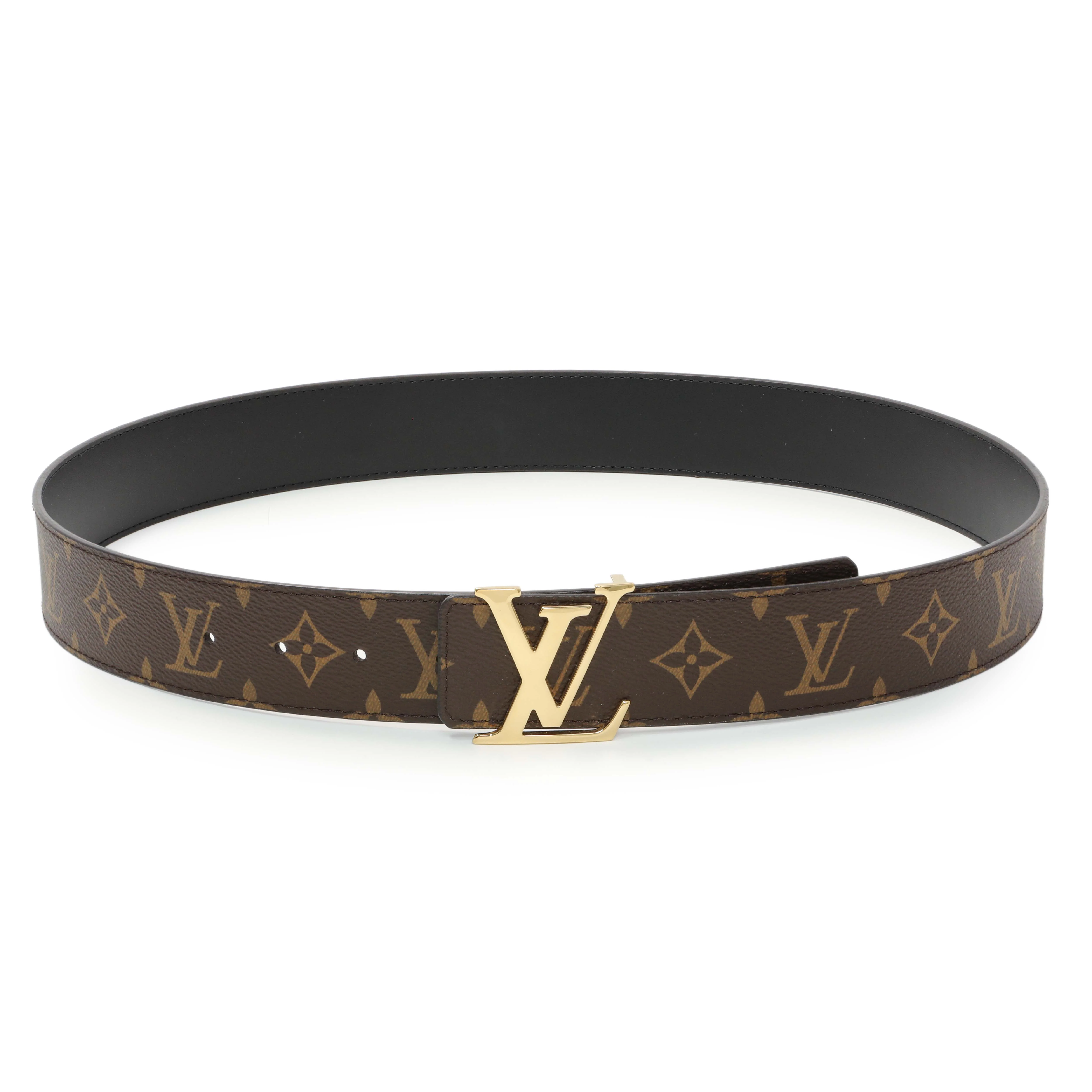 Louis Vuitton Monogram LV Initiales 40mm Reversible Belt