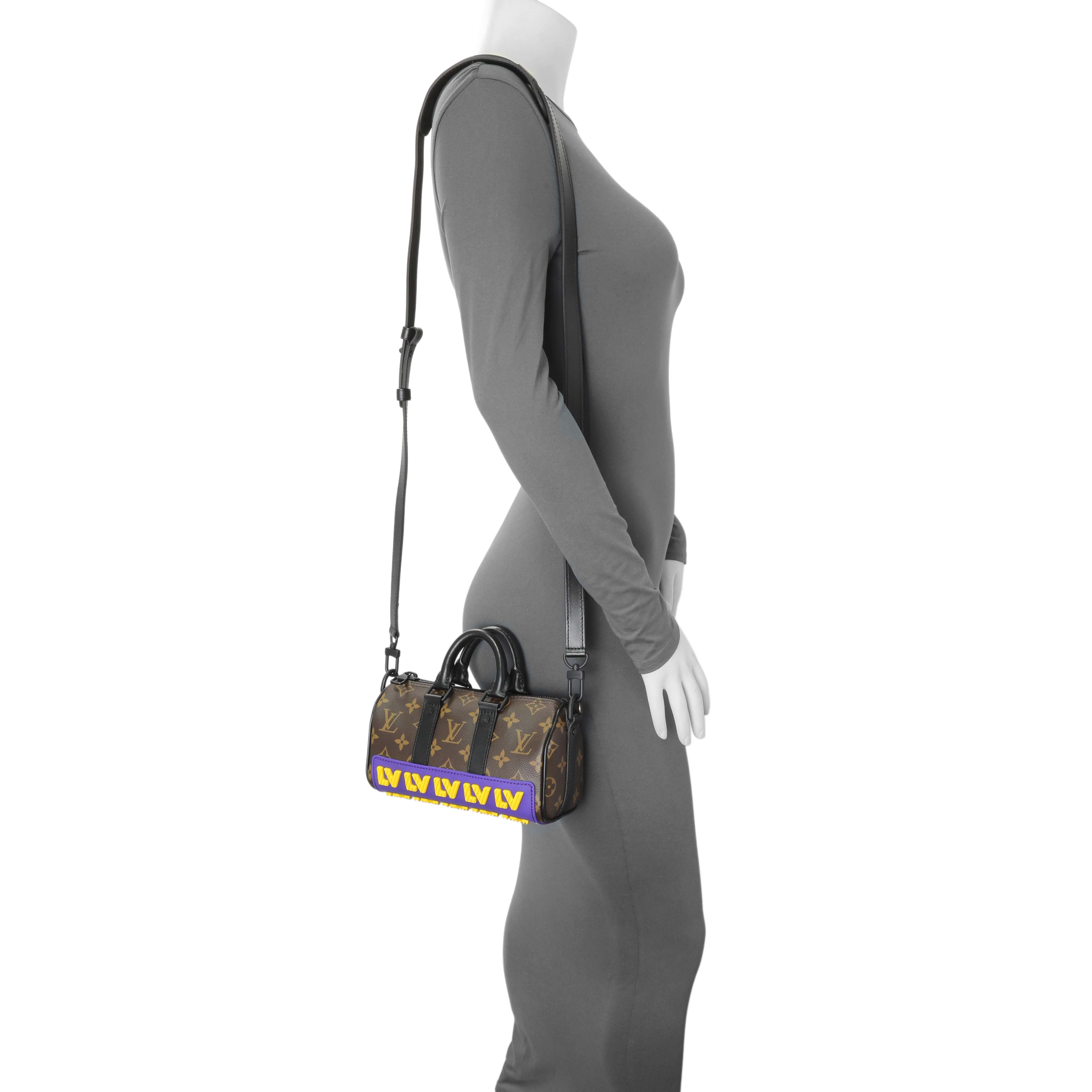 Louis Vuitton Monogram LV Rubber Keepall XS - Image 6