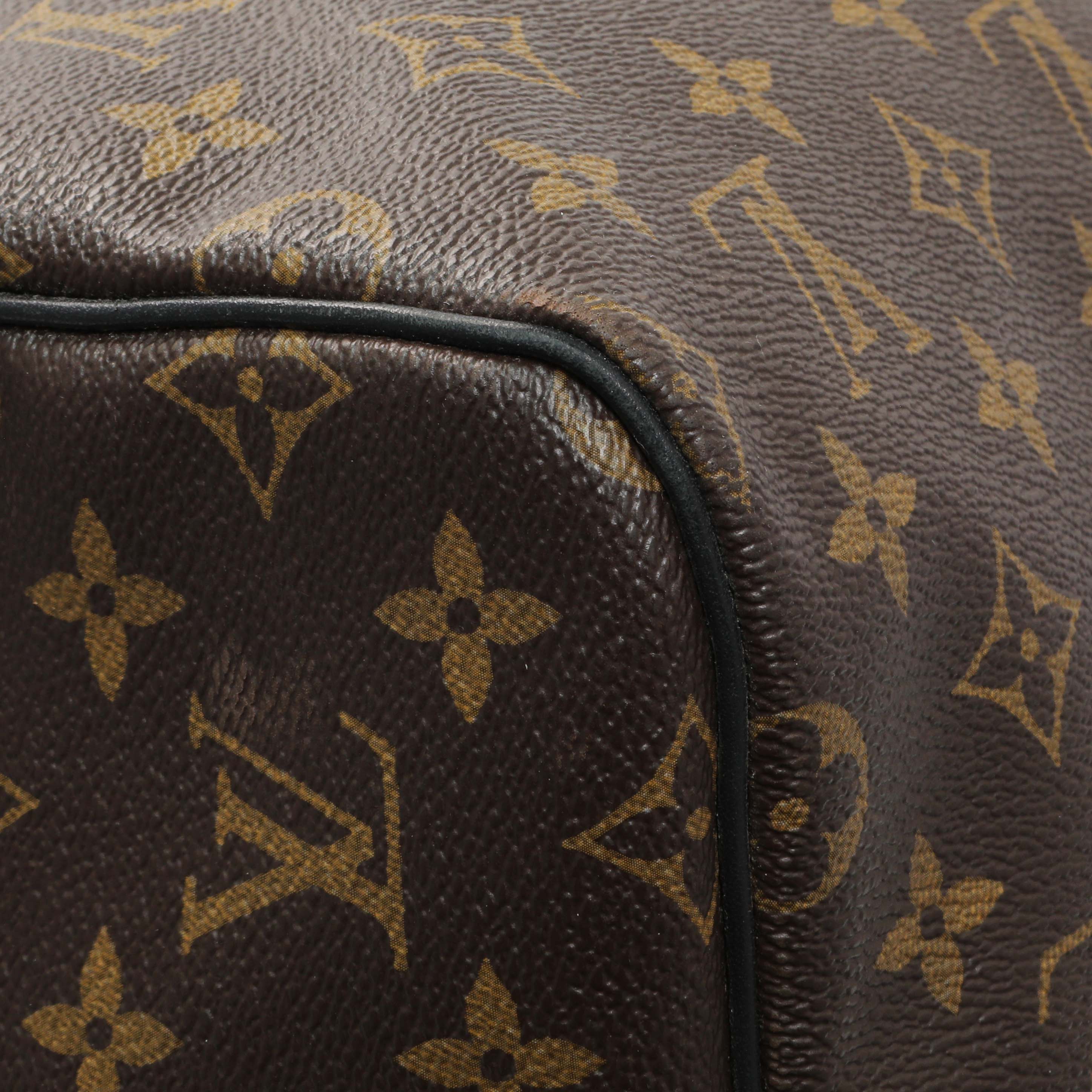 Louis Vuitton Monogram Macassar Keepall 55 Bandouliere - Image 6
