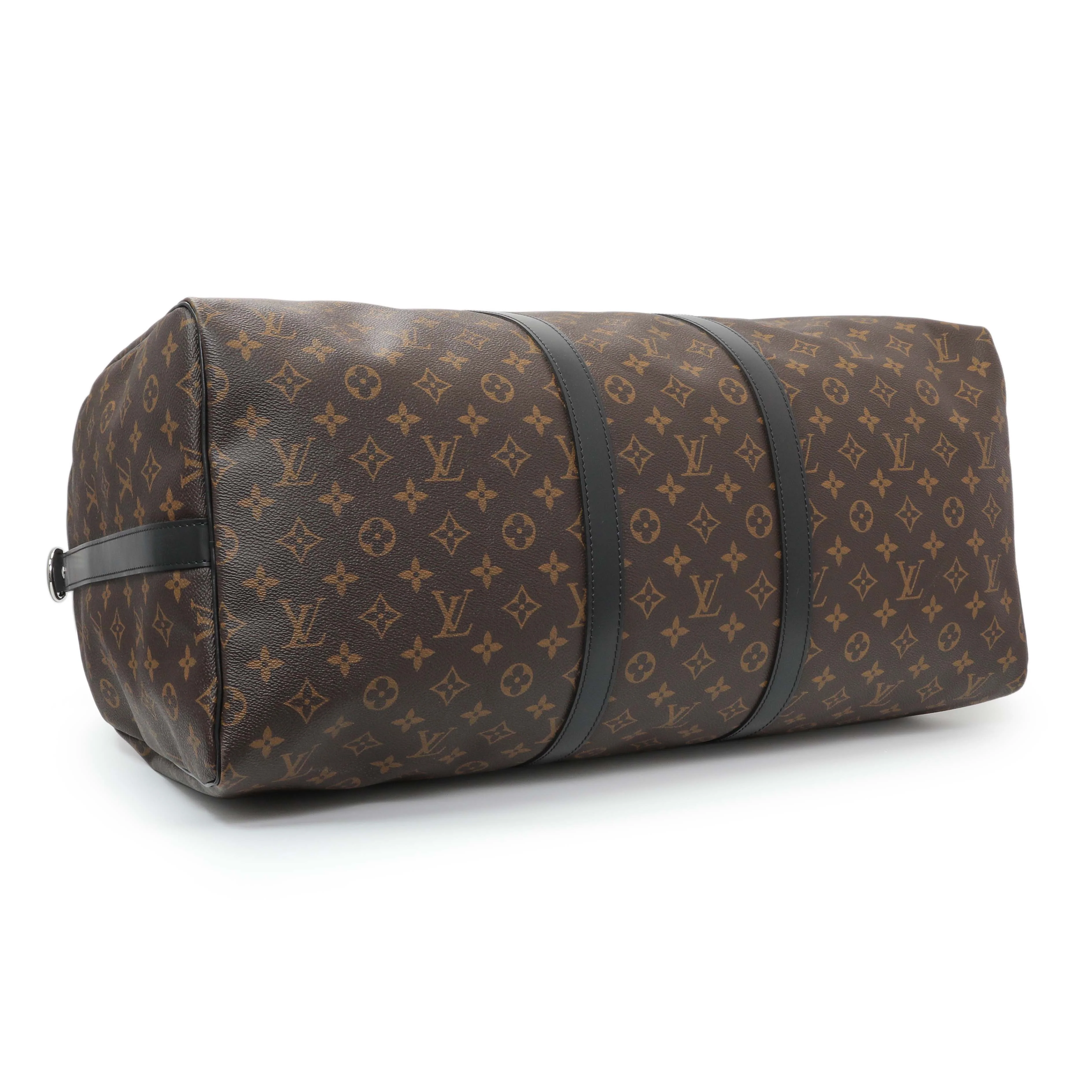 Louis Vuitton Monogram Macassar Keepall Bandouliere 55 - Image 3