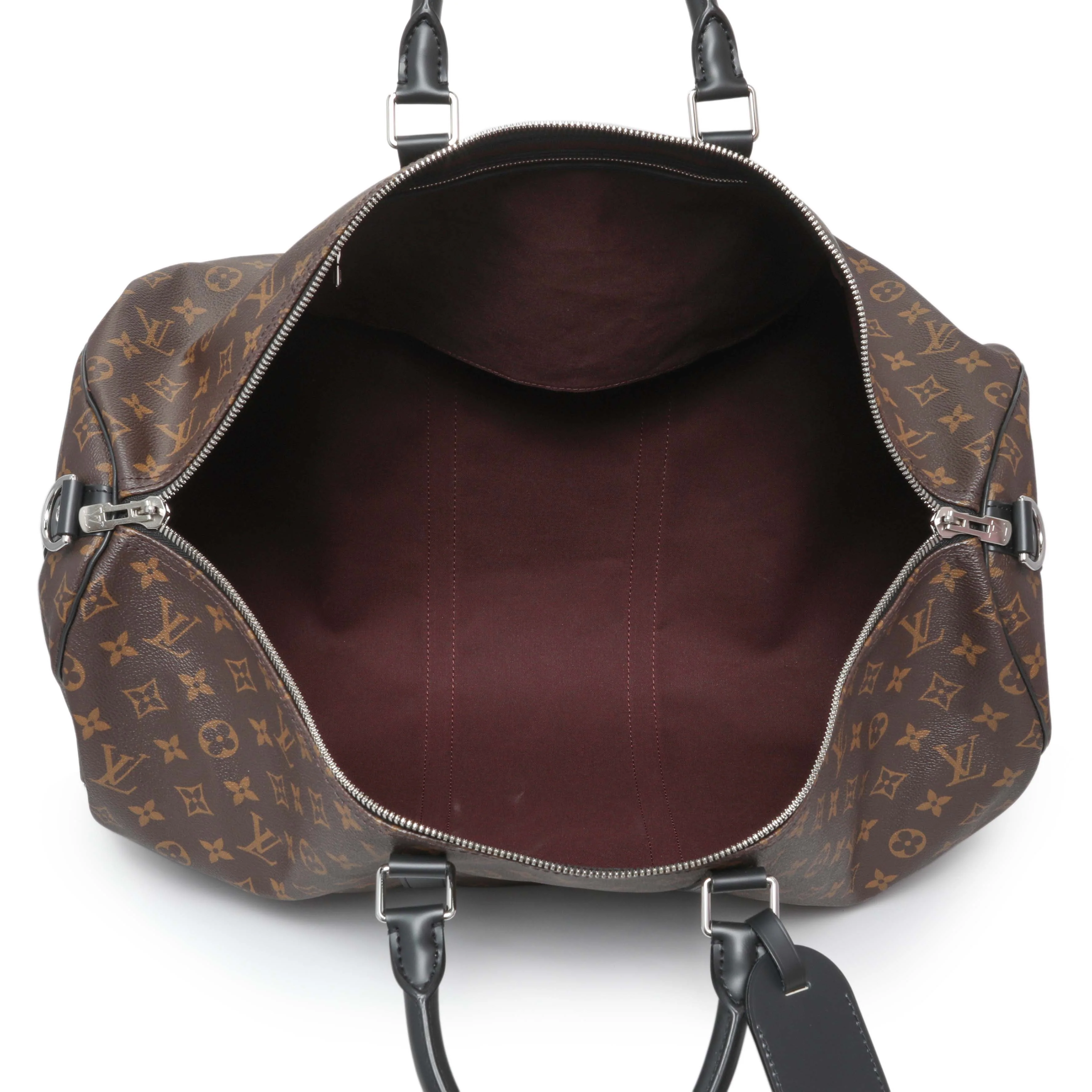 Louis Vuitton Monogram Macassar Keepall Bandouliere 55 - Image 8