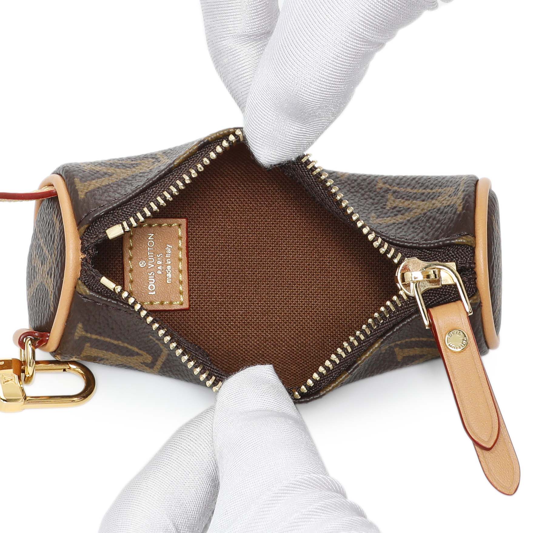 Louis Vuitton Monogram Micro Papillon Bag Charm - Image 4