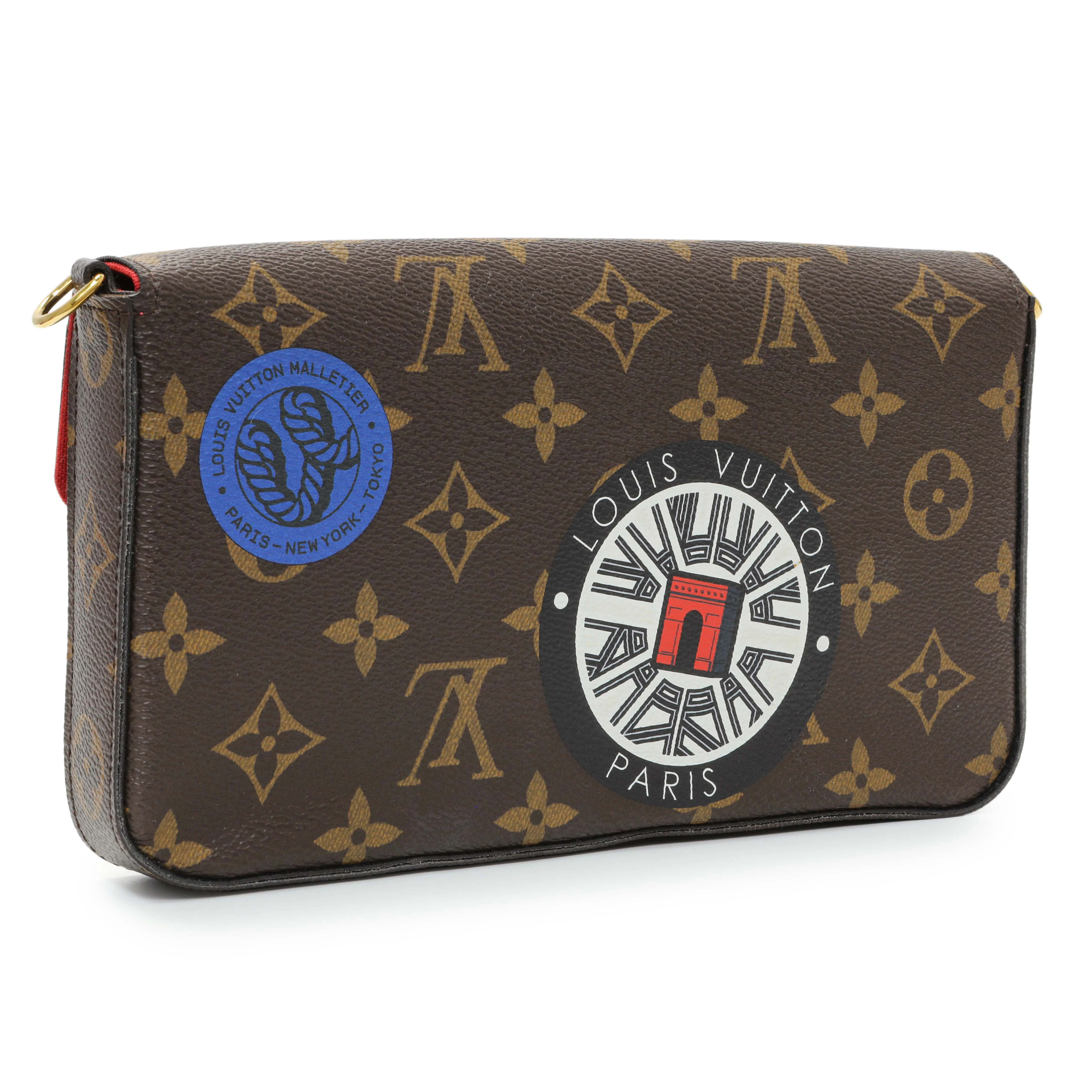 Louis Vuitton Monogram My LV World Tour Pochette Felicie Chain Wallet - Image 3