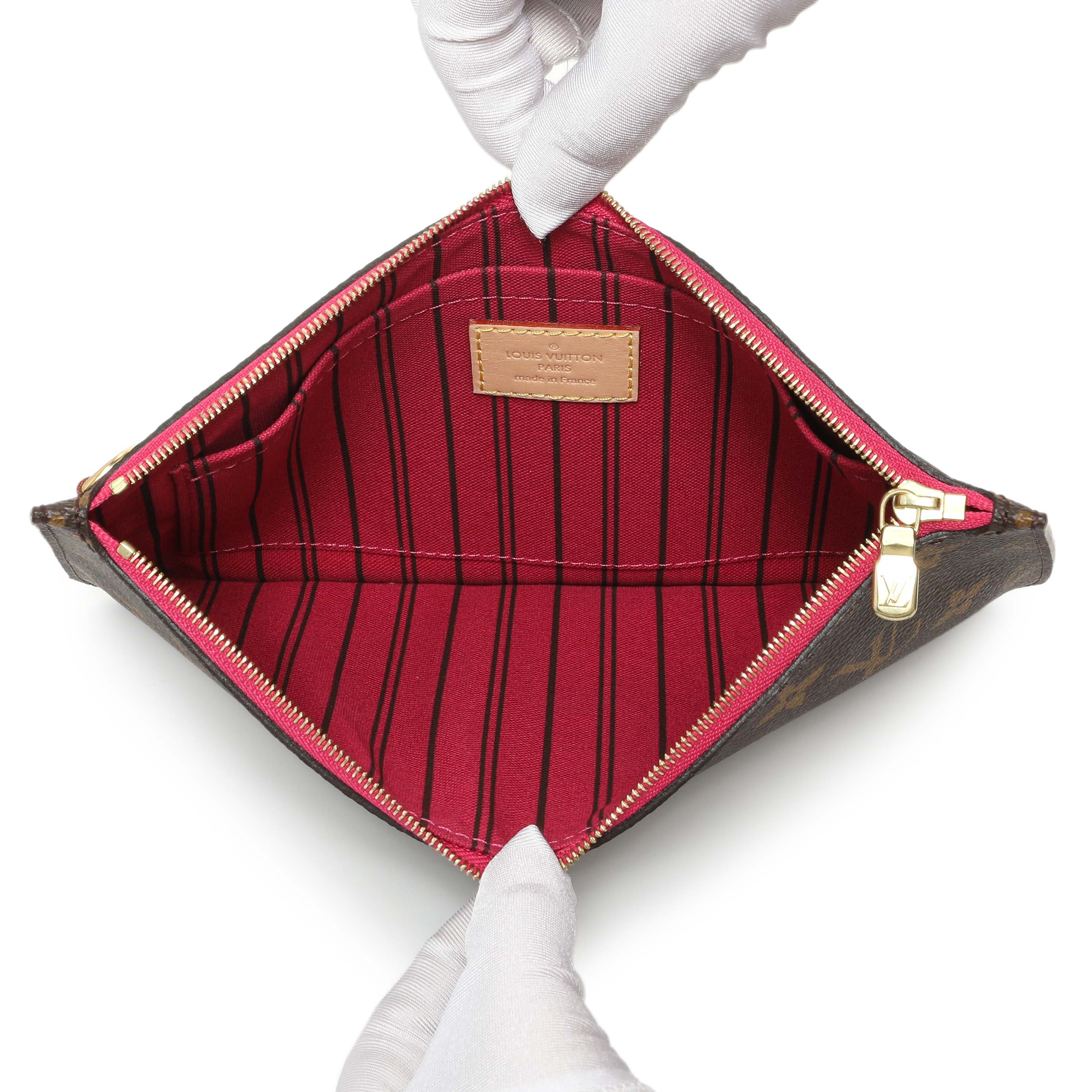 Louis Vuitton Monogram Neverfull Pochette MM/GM - Image 4
