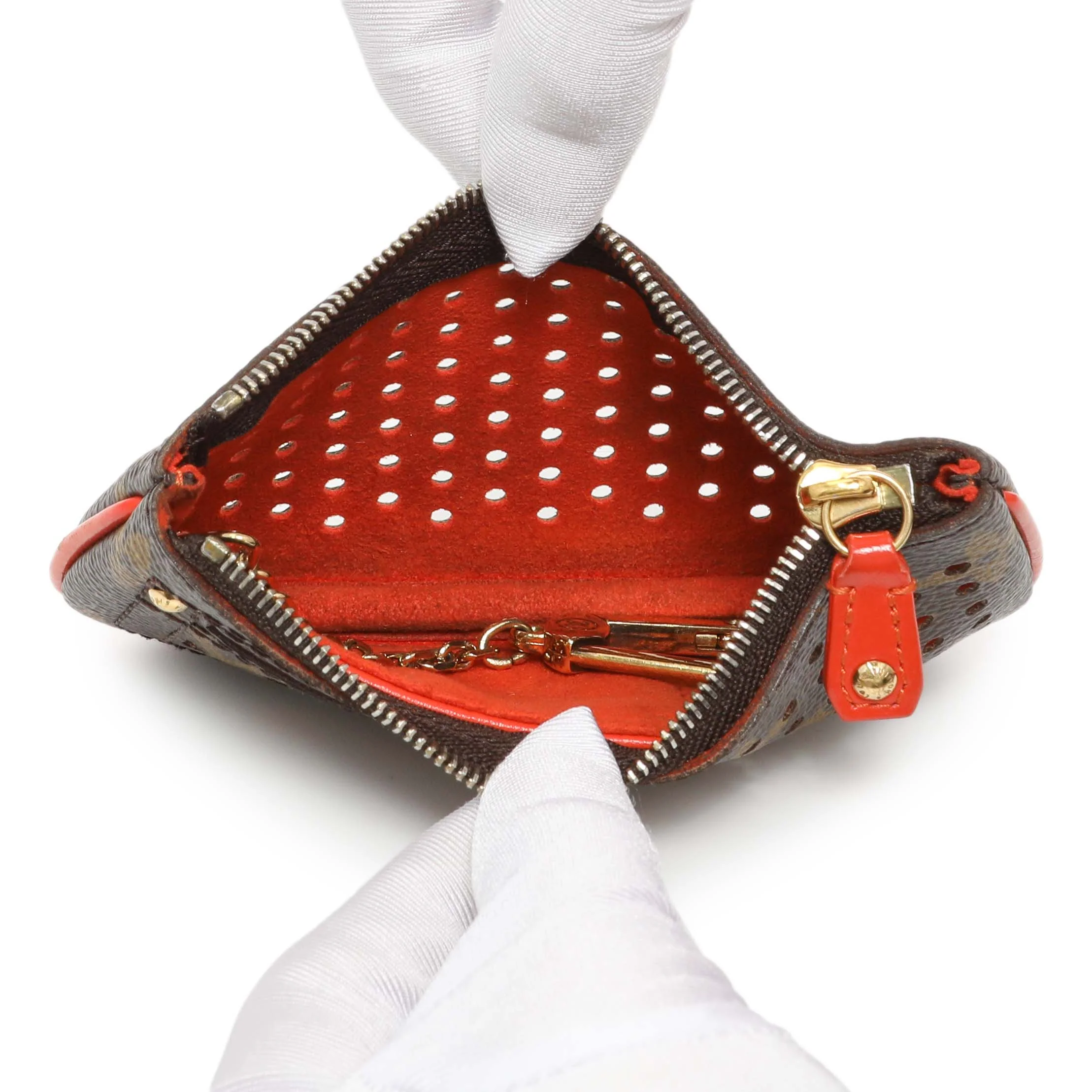 Louis Vuitton Monogram Perforated Key Pouch - Image 4