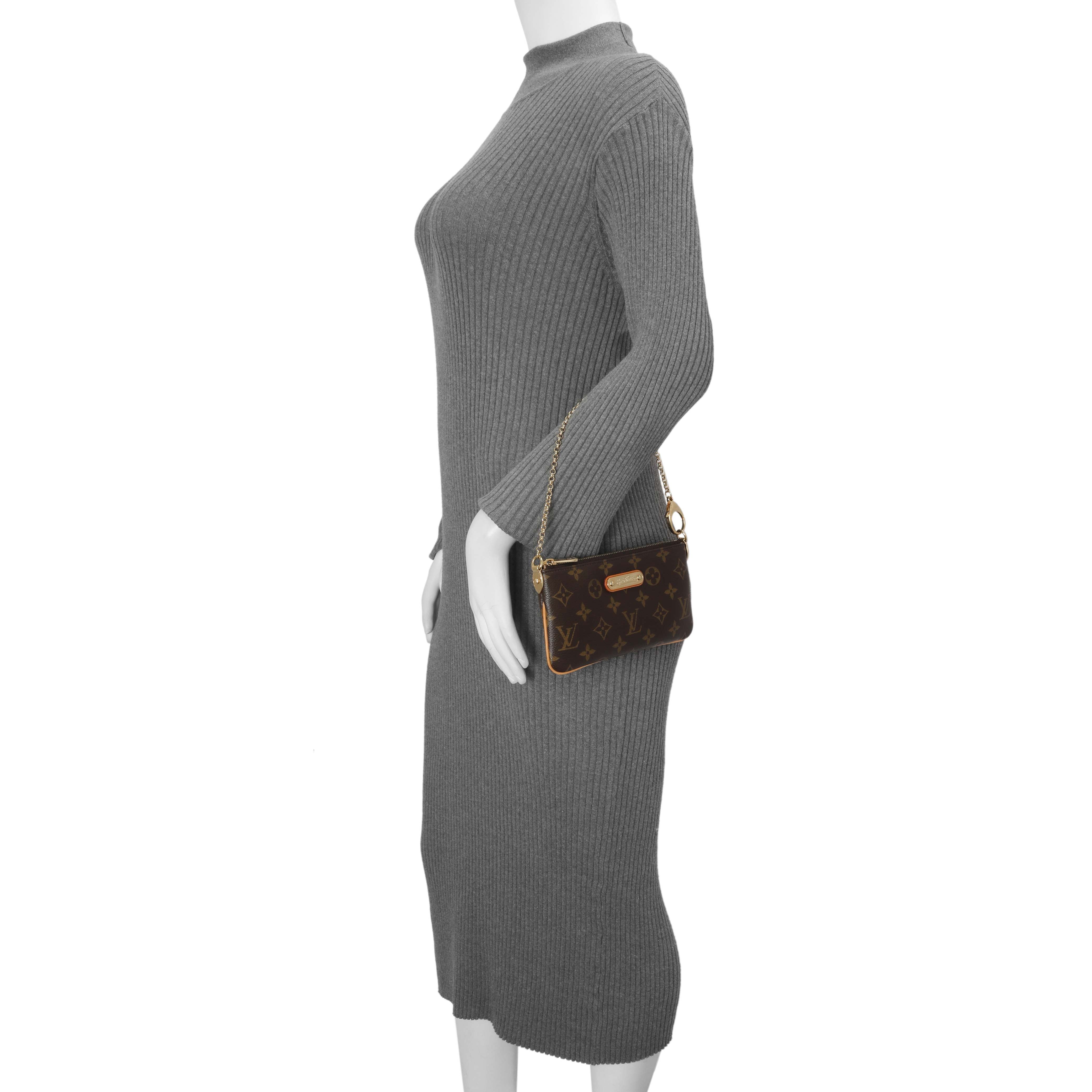 Louis Vuitton Monogram Pochette Milla MM - Image 11