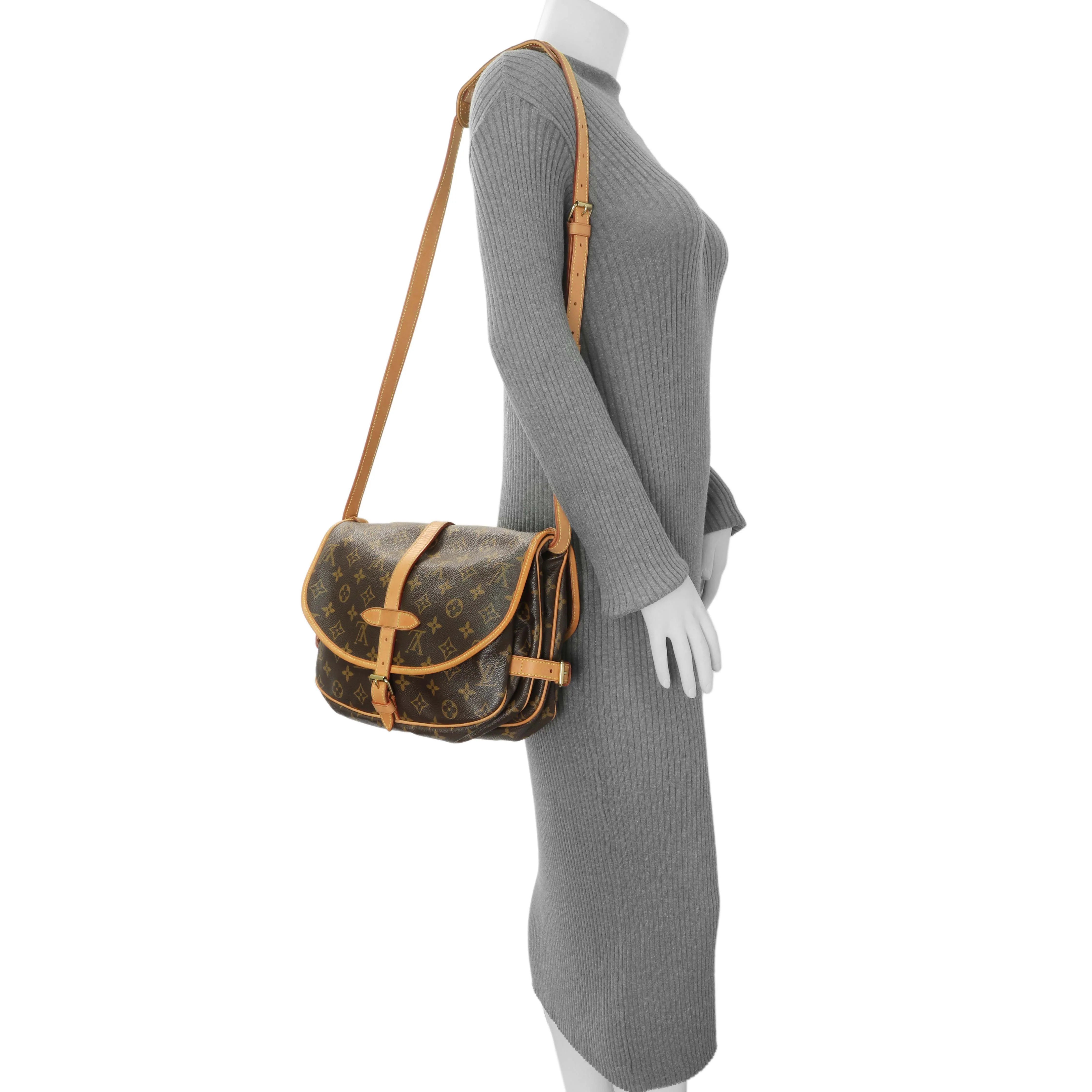 Louis Vuitton Monogram Saumur 30 - Image 12