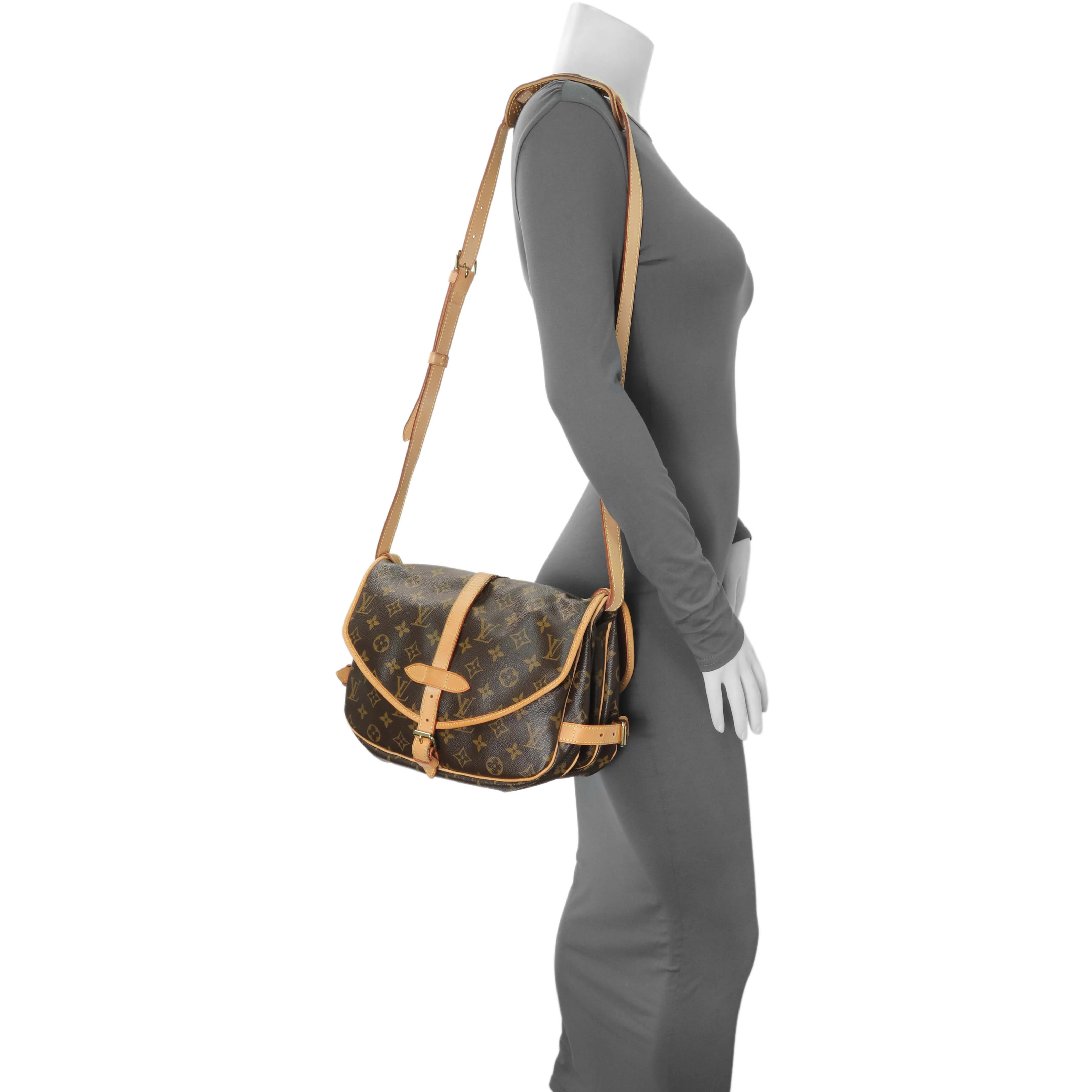 Louis Vuitton Monogram Saumur 30 - Image 8