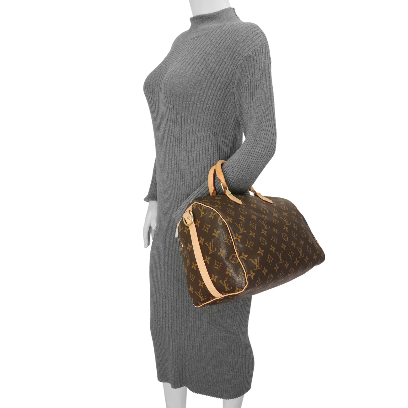 Louis Vuitton Monogram Speedy 30 Bandouliere - Image 12