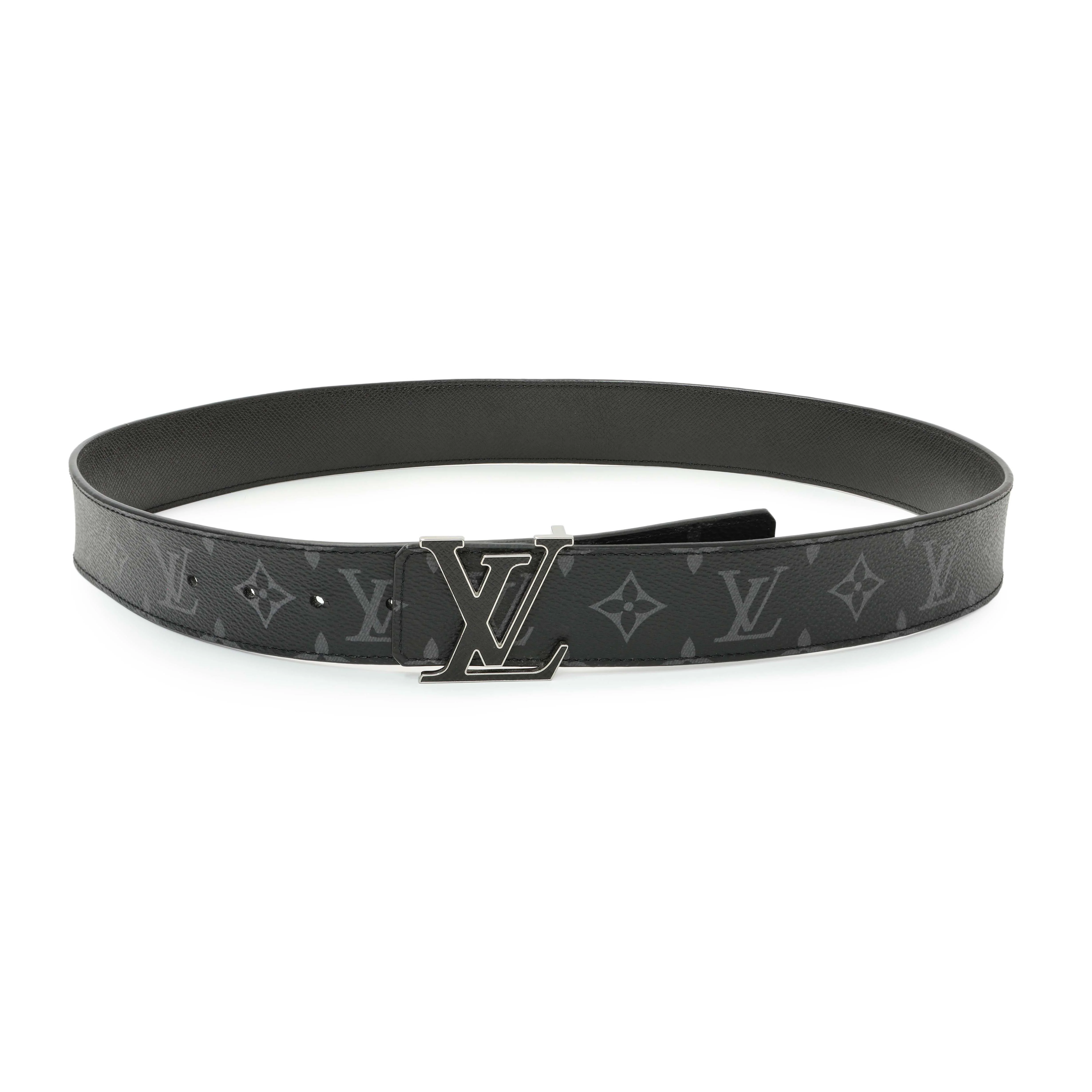 Louis Vuitton Monogram Taigarama LV Initiales 40mm Reversible Belt