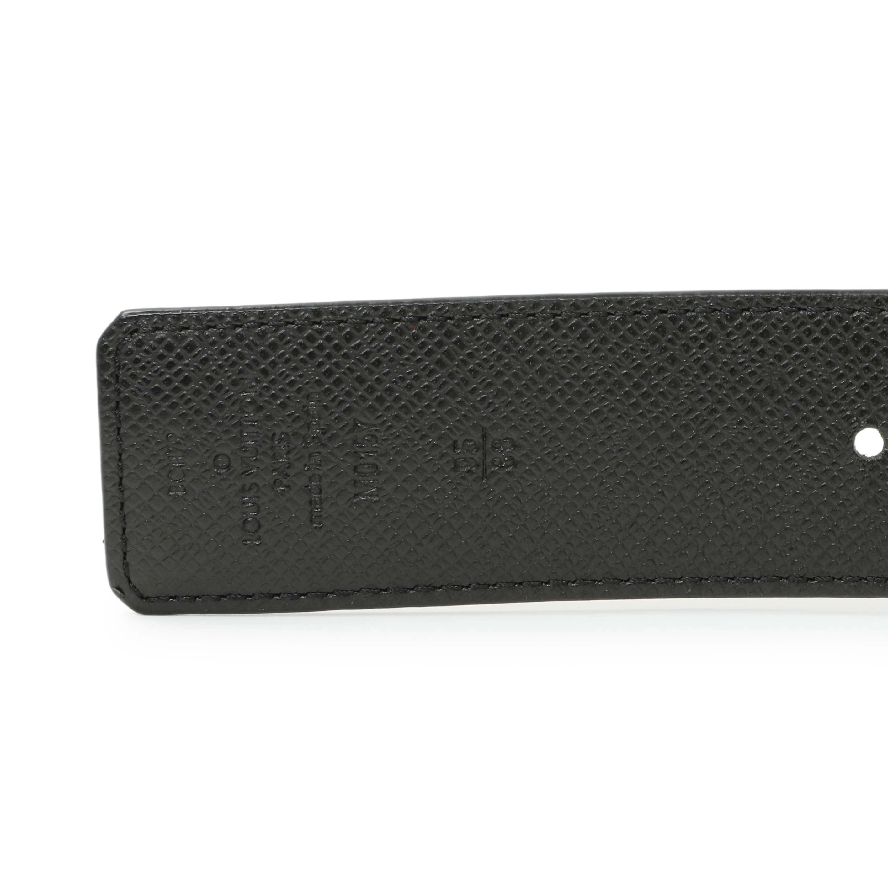 Louis Vuitton Monogram Taigarama LV Initiales 40mm Reversible Belt - Image 3