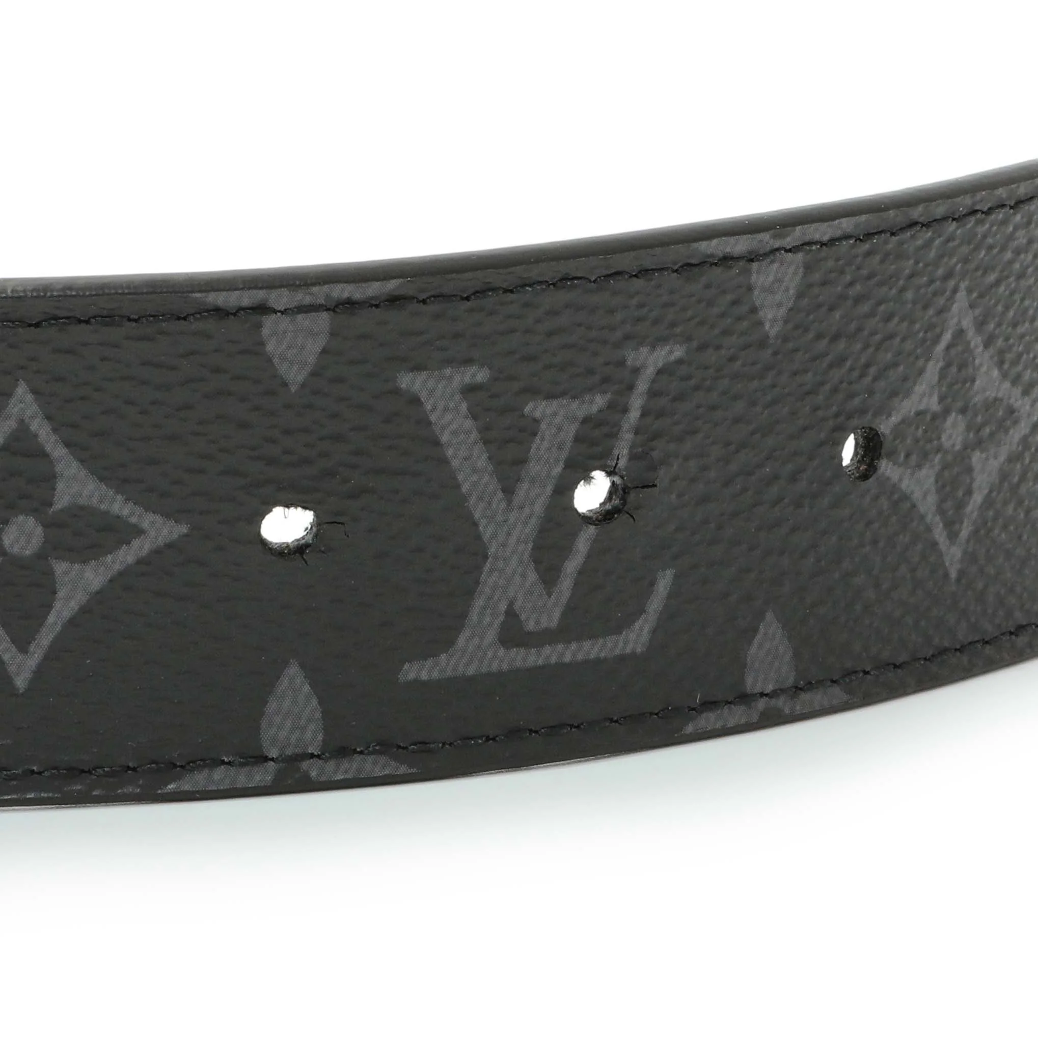 Louis Vuitton Monogram Taigarama LV Initiales 40mm Reversible Belt - Image 4