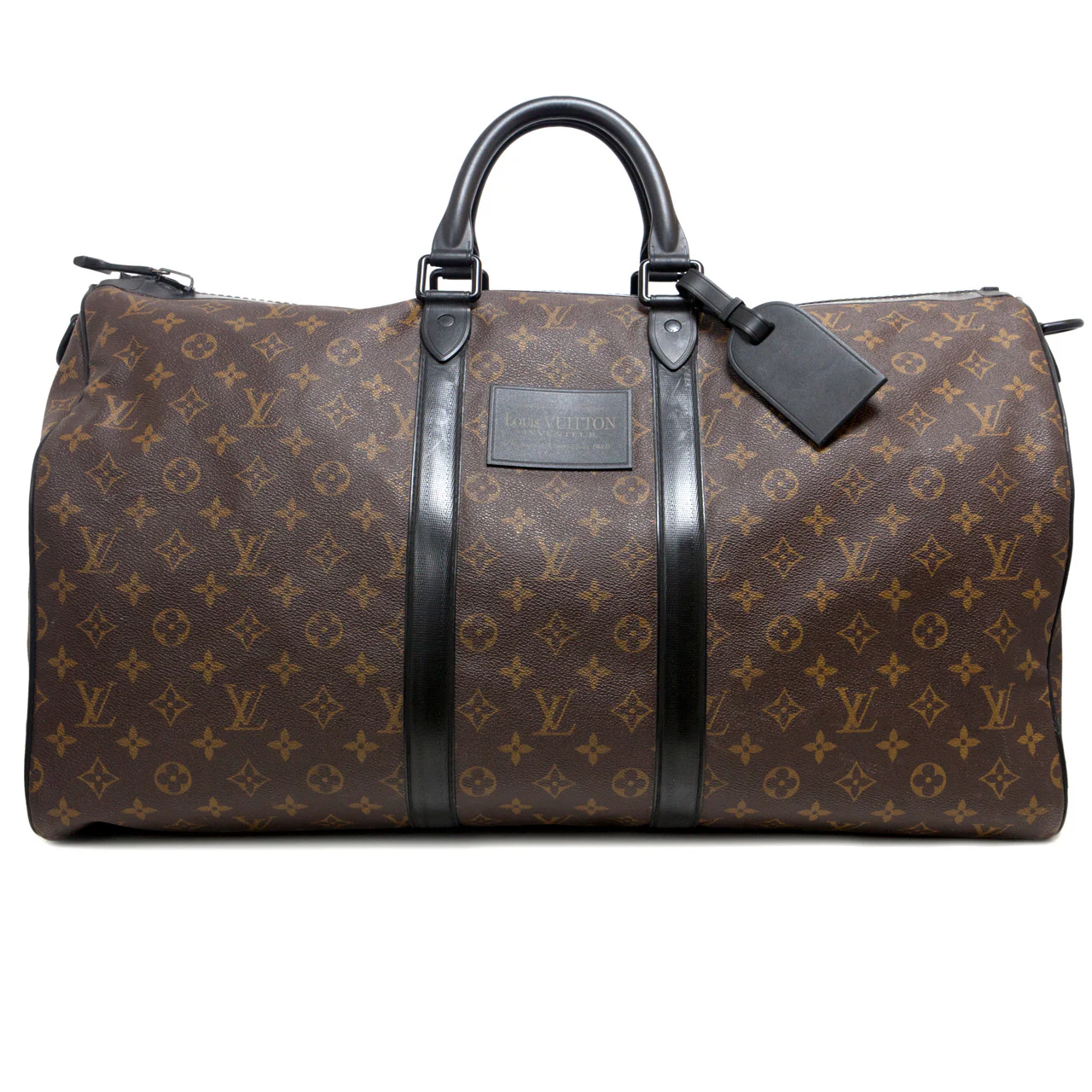 Louis Vuitton Monogram Waterproof Keepall Bandouliere 55 - Image 10