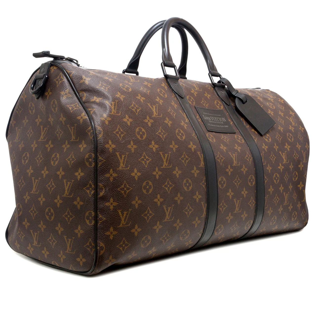 Louis Vuitton Monogram Waterproof Keepall Bandouliere 55 - Image 12