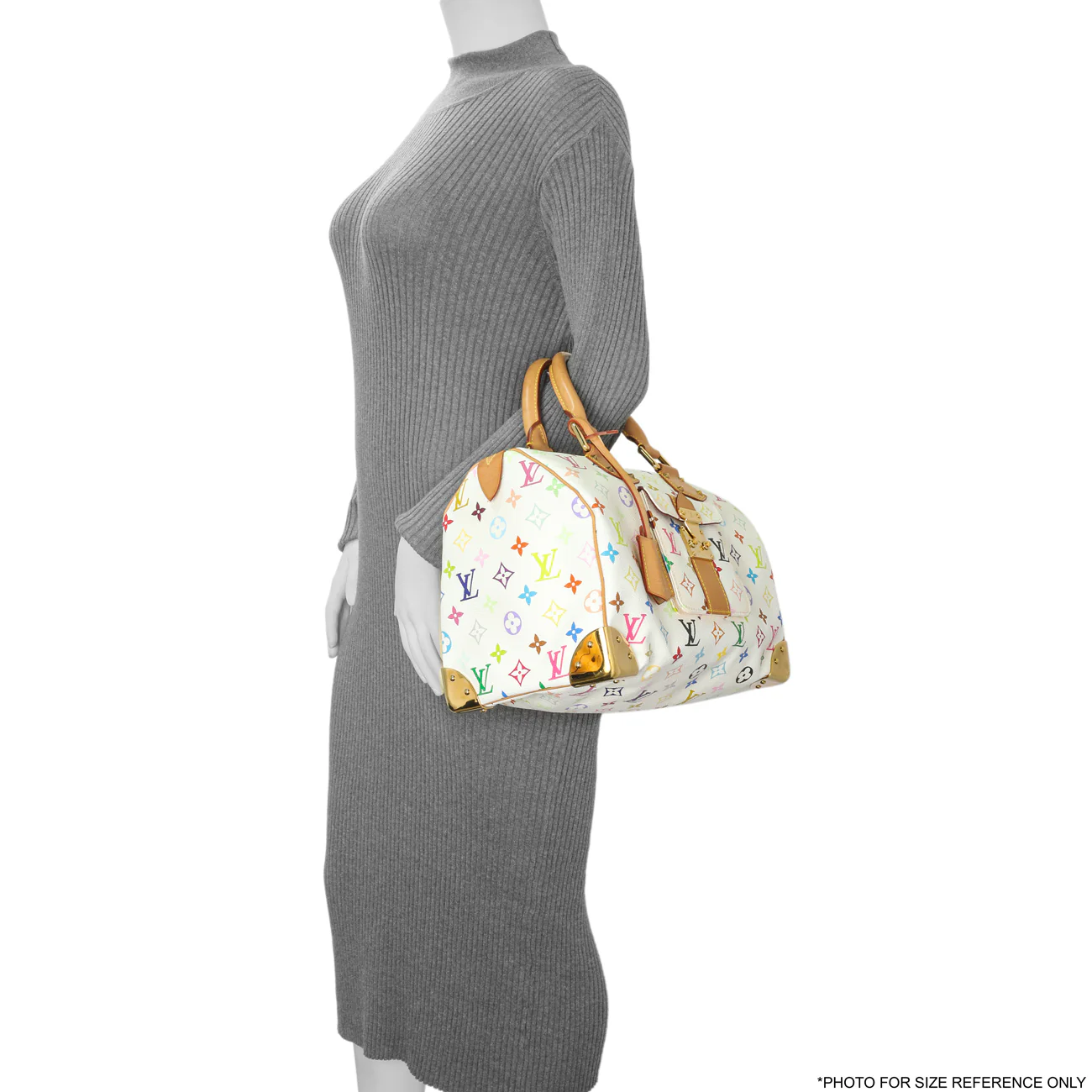 Louis Vuitton Monogram White Multicolor Speedy 30 - Image 11