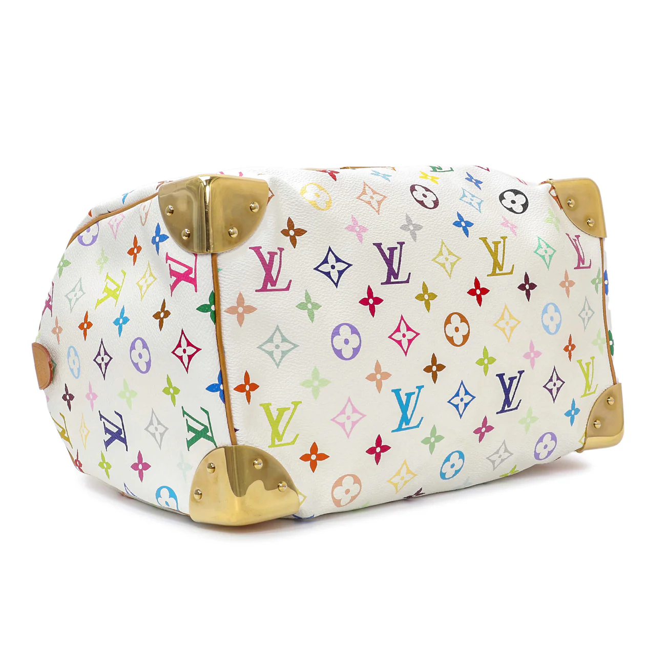 Louis Vuitton Monogram White Multicolor Speedy 30 - Image 3