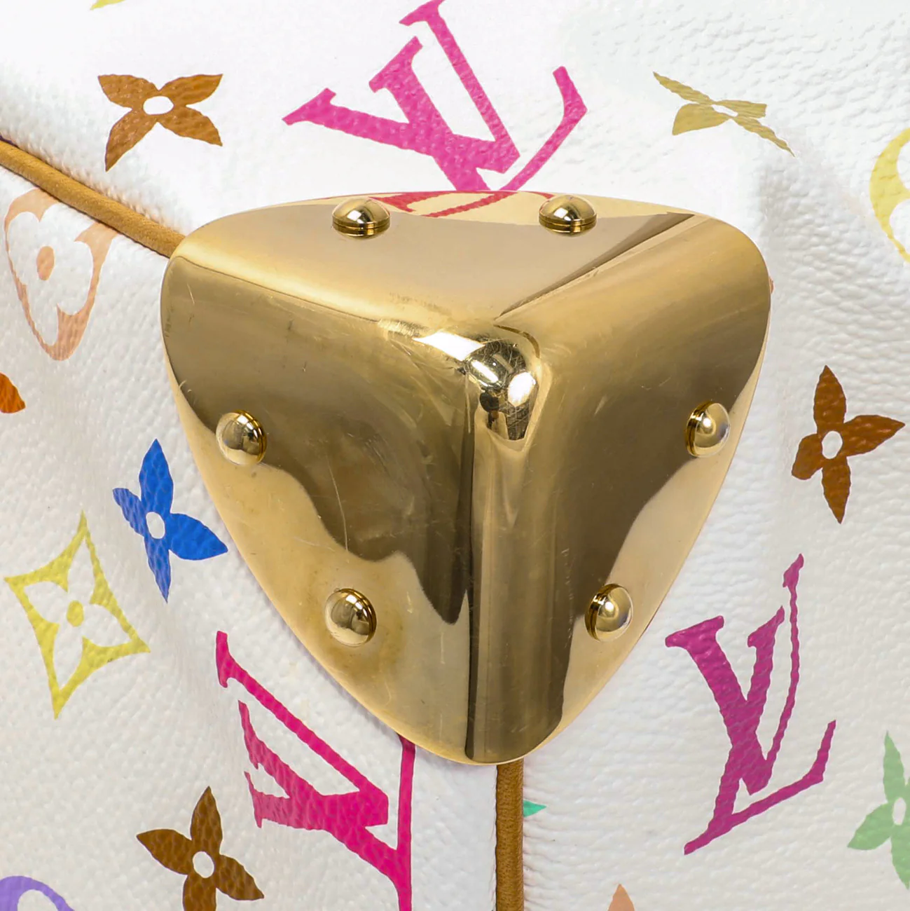 Louis Vuitton Monogram White Multicolor Speedy 30 - Image 4