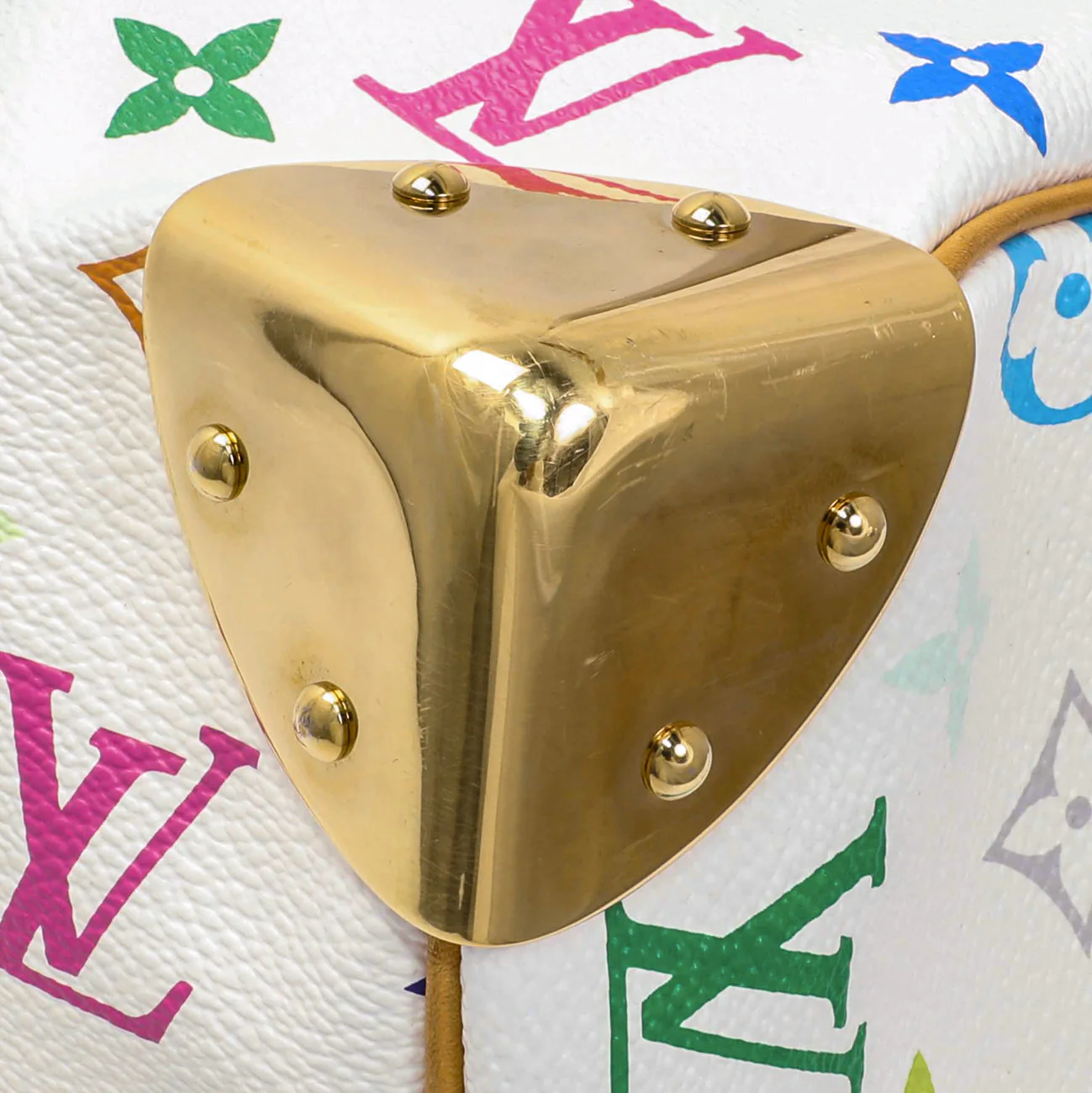 Louis Vuitton Monogram White Multicolor Speedy 30 - Image 5