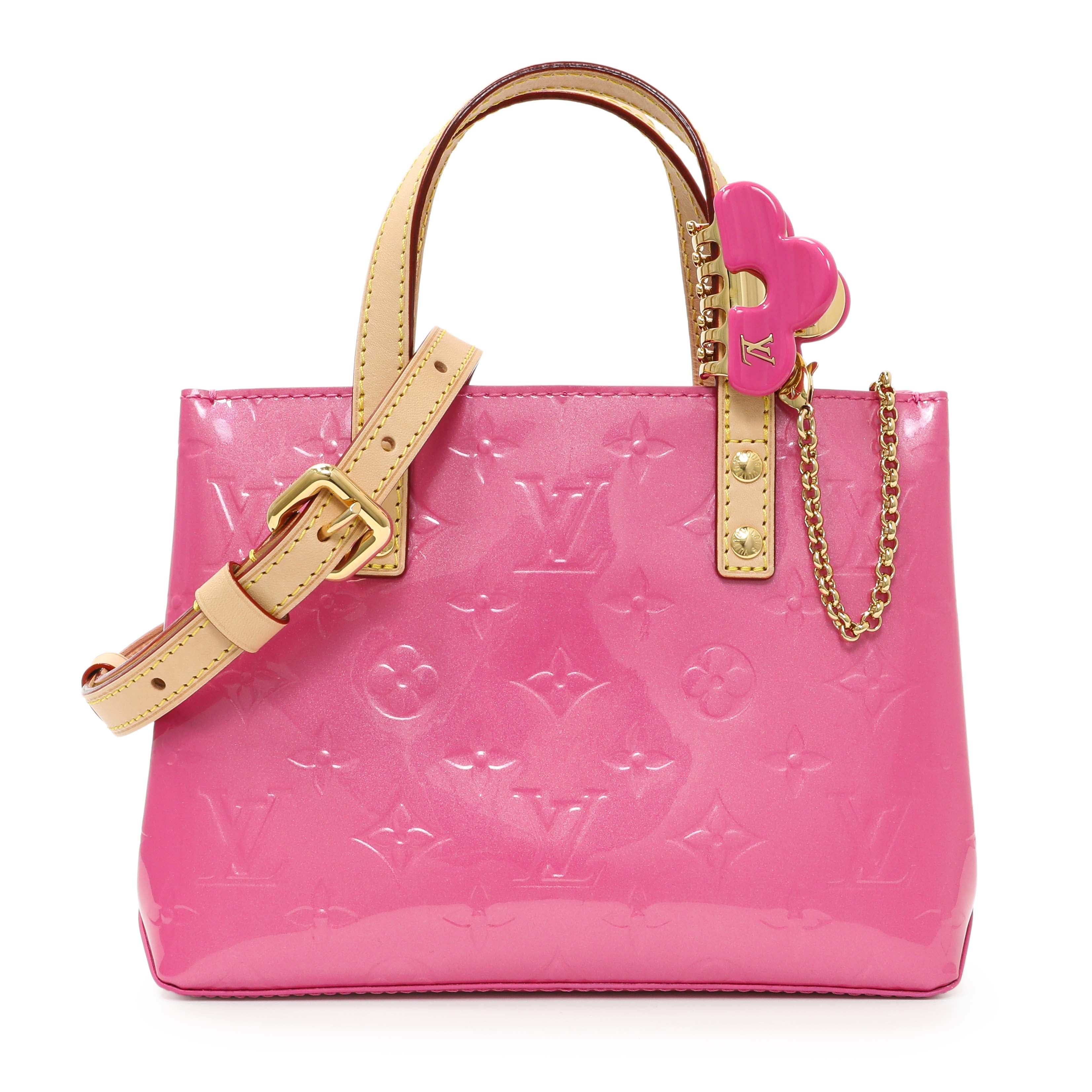 Louis Vuitton Neon Pink Vernis Reade PM NM