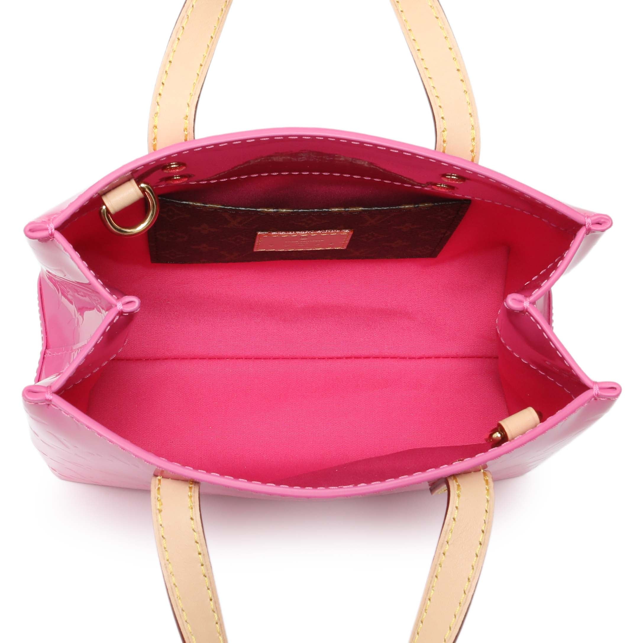 Louis Vuitton Neon Pink Vernis Reade PM NM - Image 4
