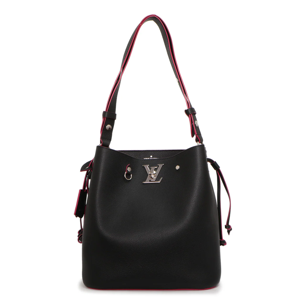 Louis Vuitton Noir Lockme Bucket
